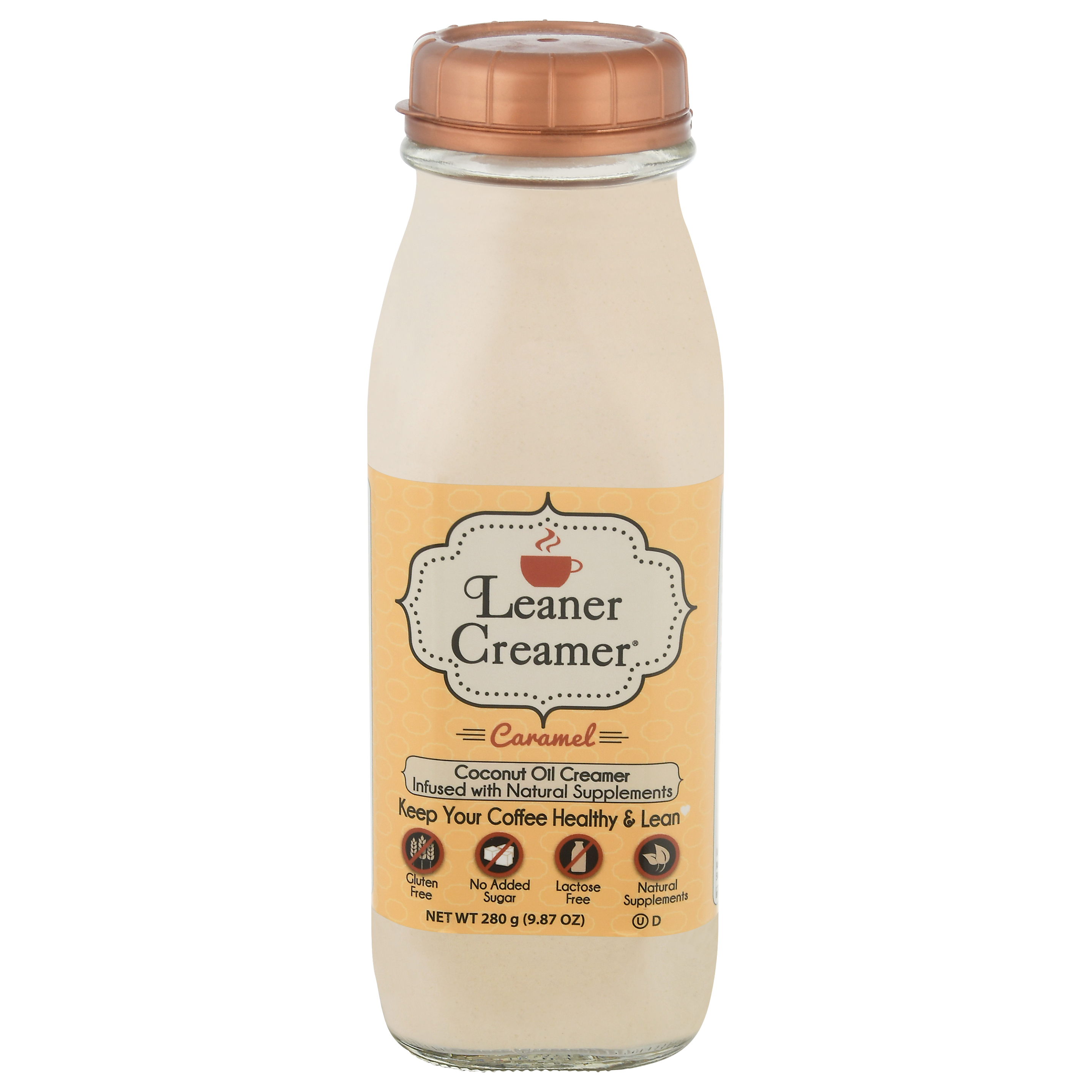 Leaner Creamer Caramel Coconut Oil Creamer 280 gr