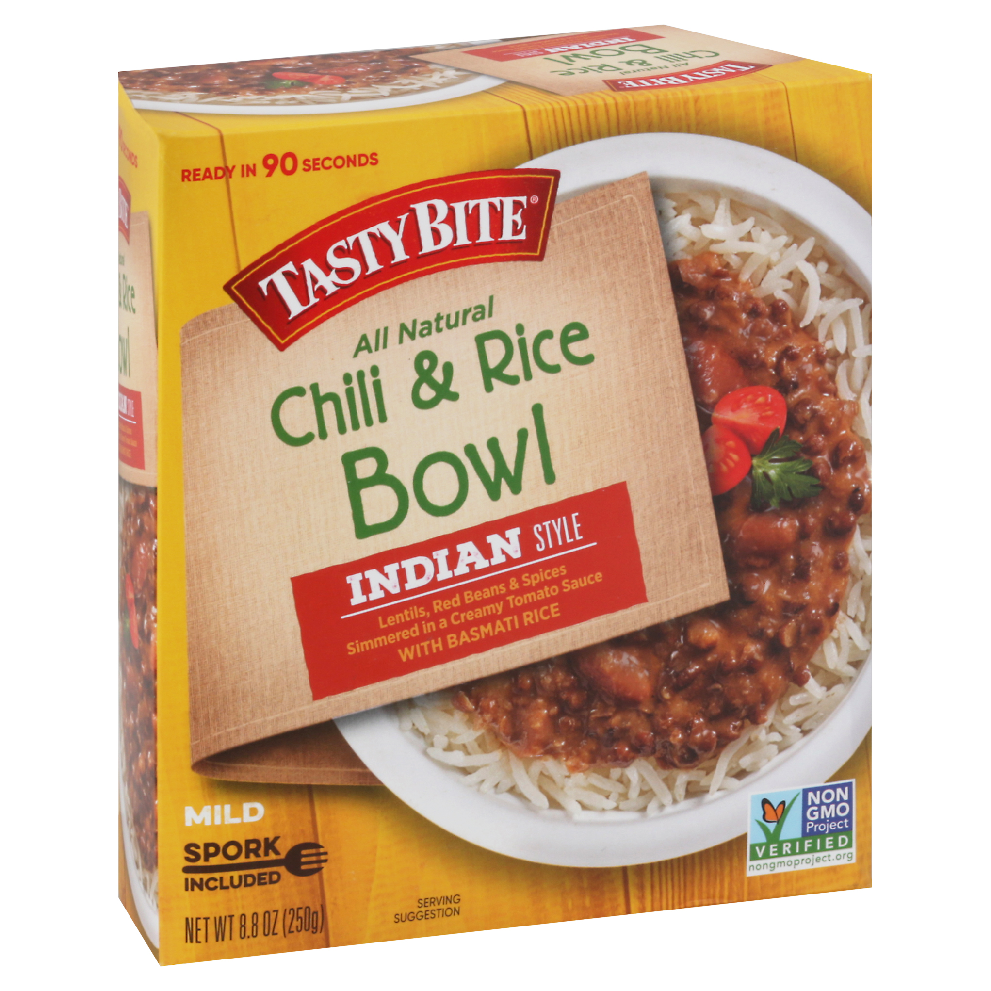 Tasty Bite Indian Style Mild Chili & Rice Bowl