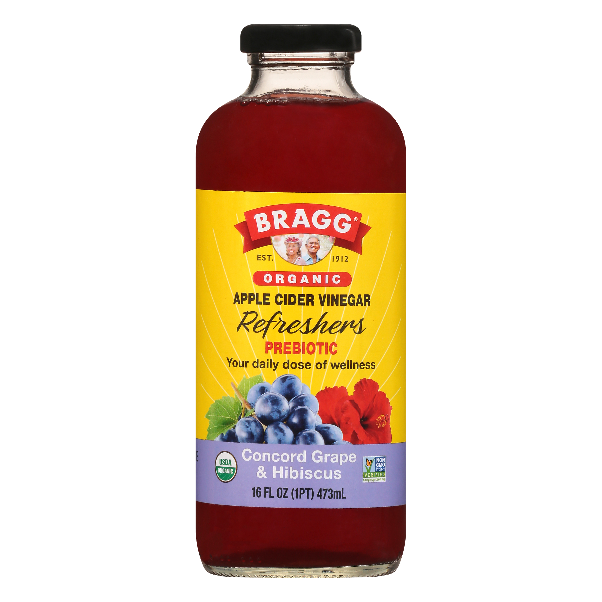Bragg Refreshers Prebiotic Organic Concord Grape & Hibiscus Apple Cider Vinegar