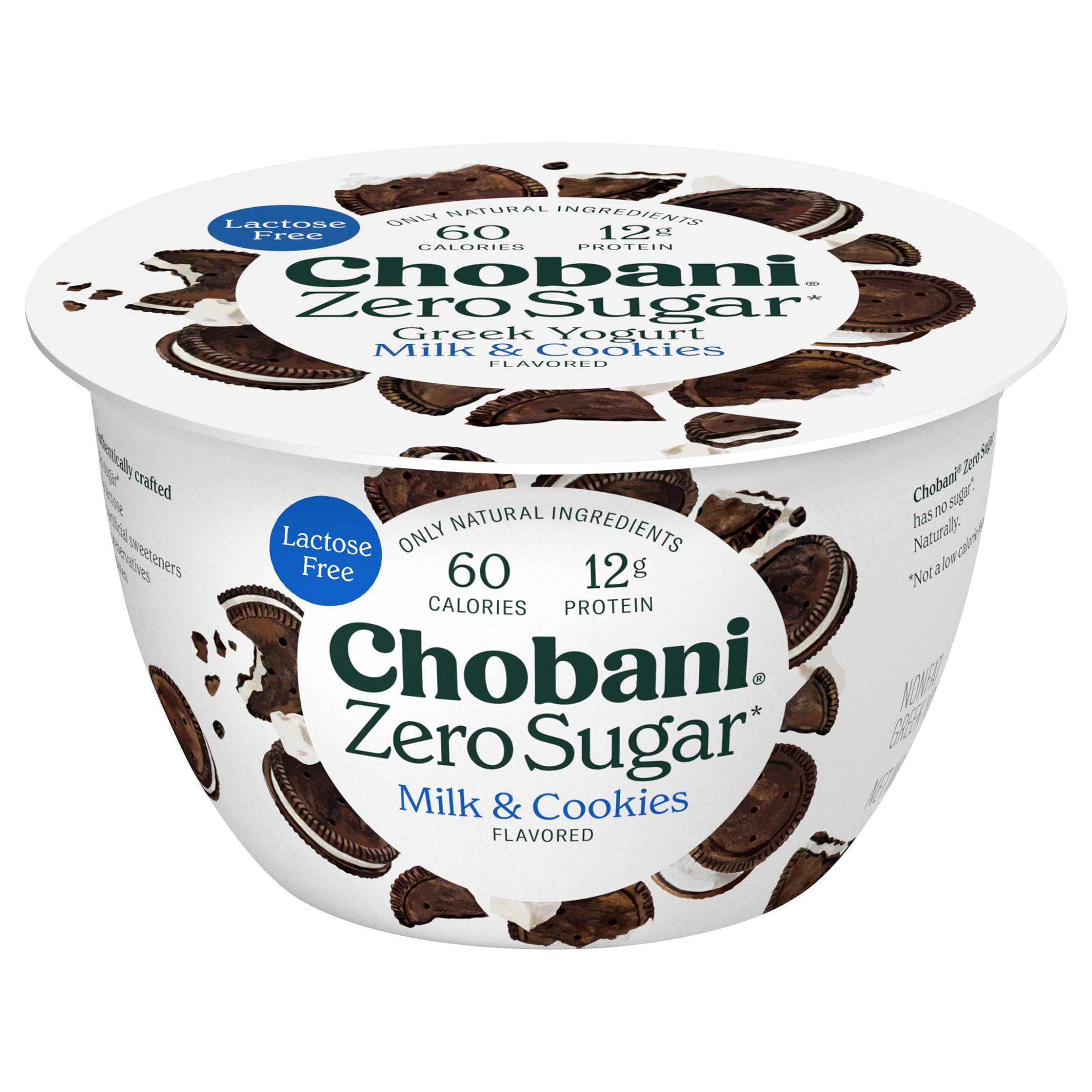 Chobani® with Zero Sugar* Milk & Cookies