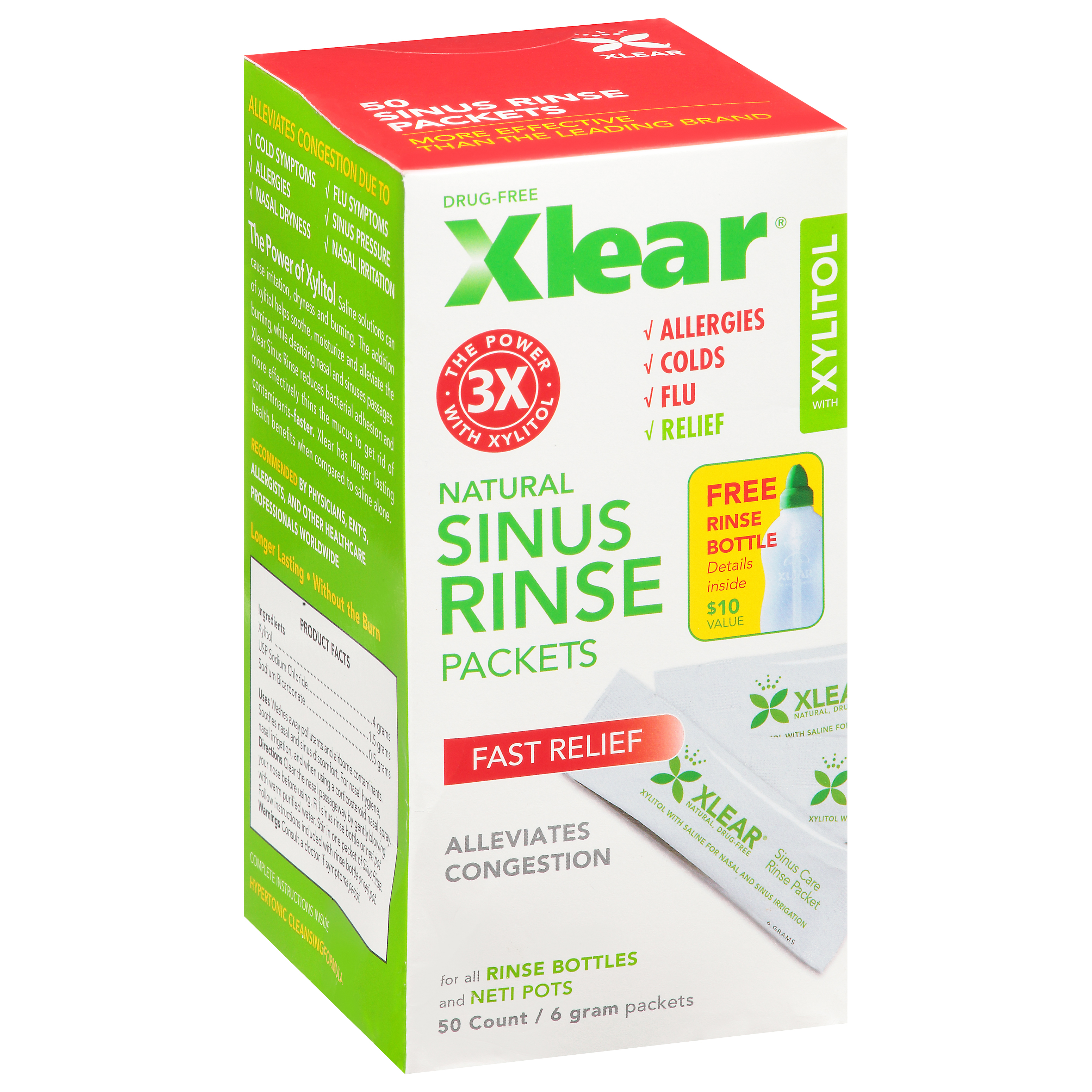Xlear Sinus Rinse 50-6 g Packets