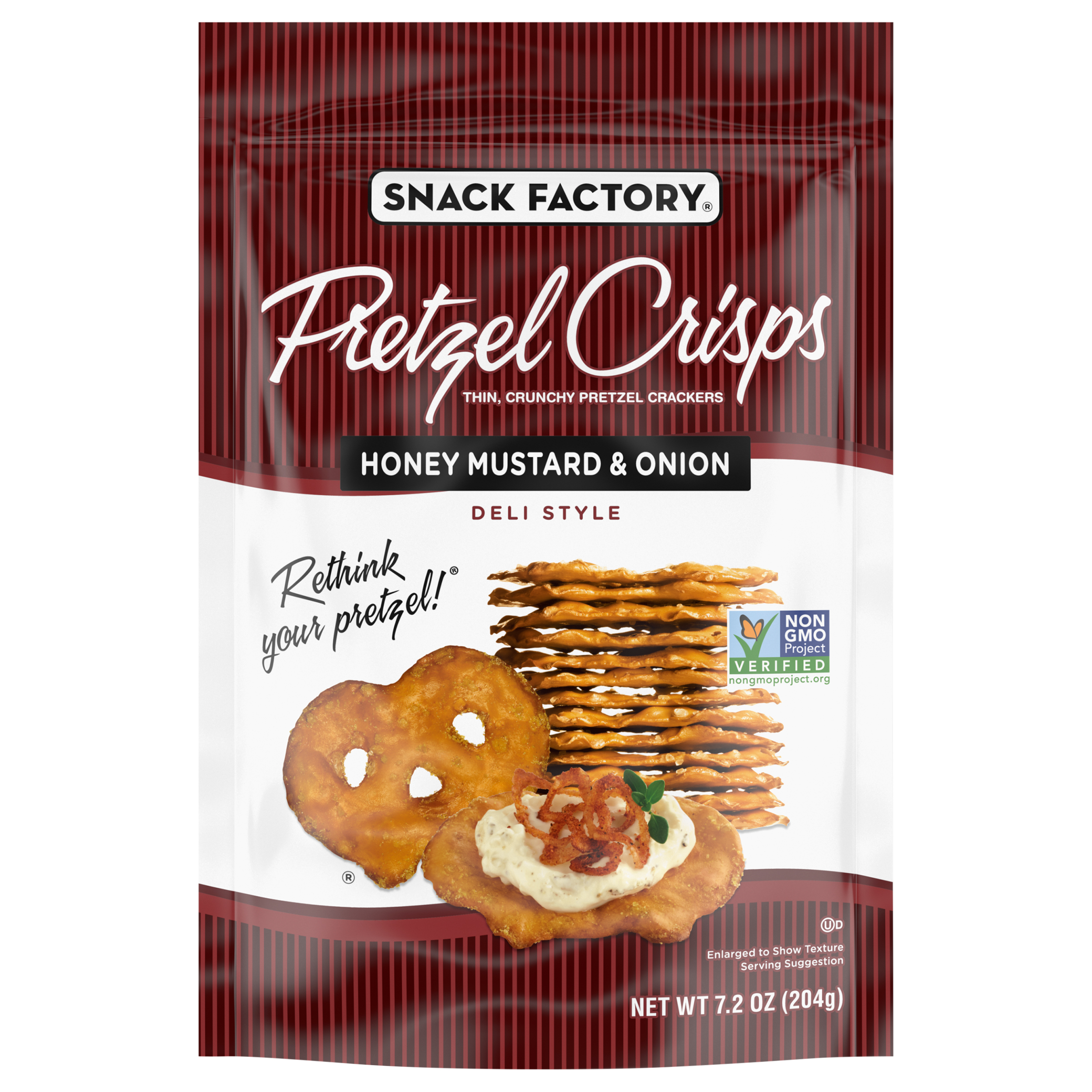 Snack Factory Deli Style Honey Mustard & Onion Pretzels Crisps