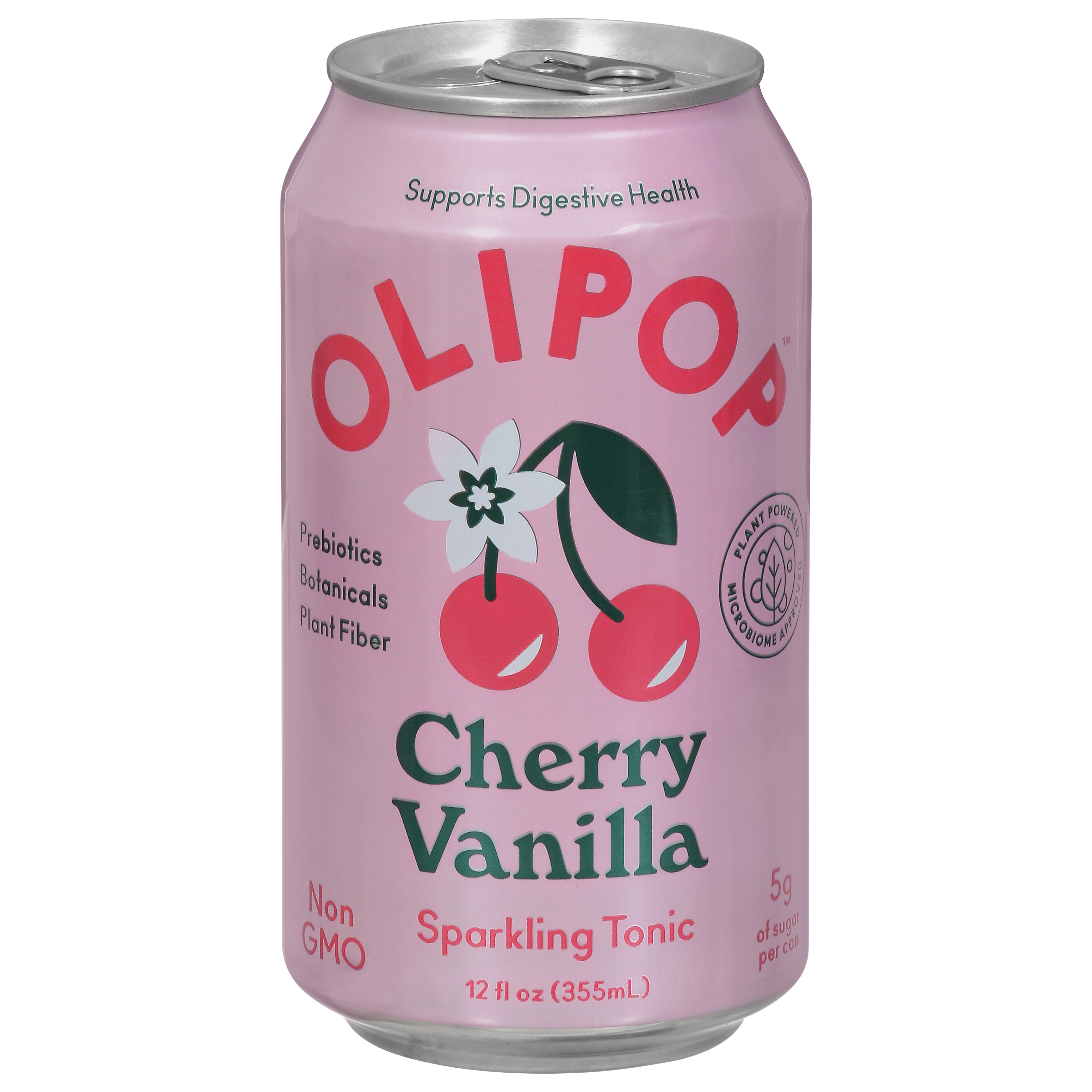 Olipop Cherry Vanilla Sparkling Tonic