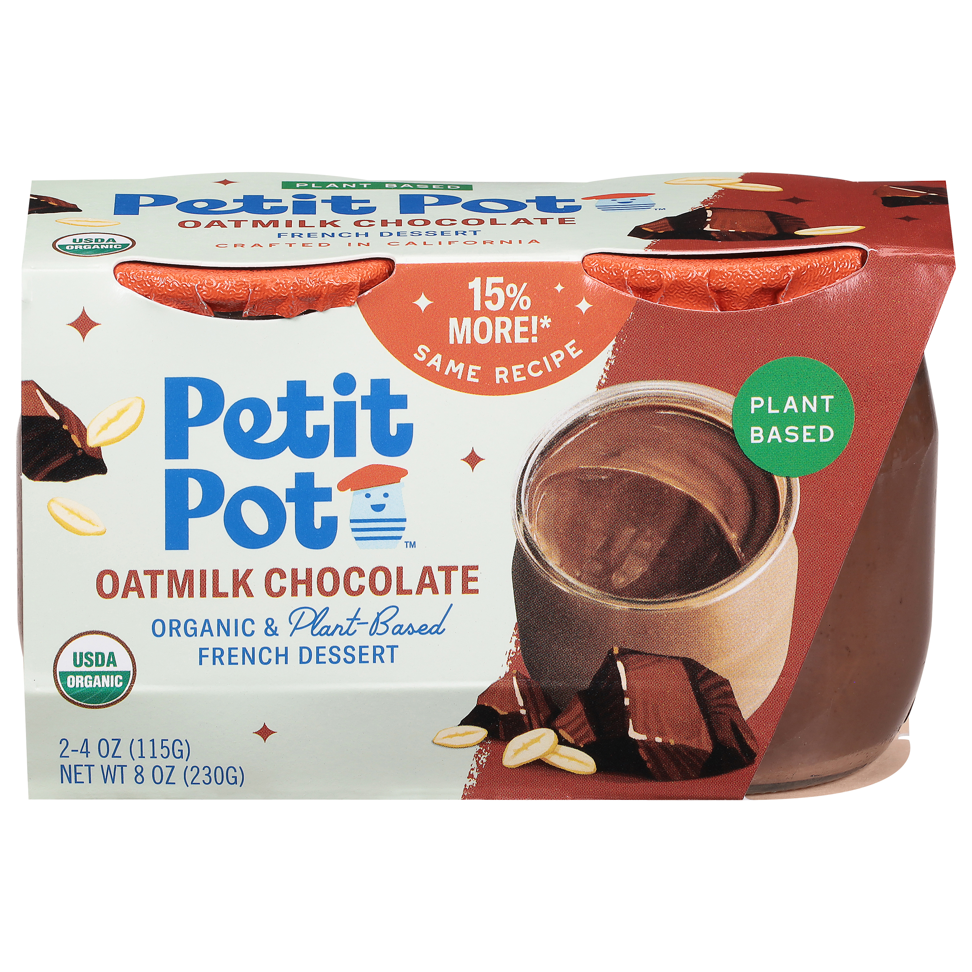 Petit Pot Organic & Plant-Based Oatmilk Chocolate French Dessert