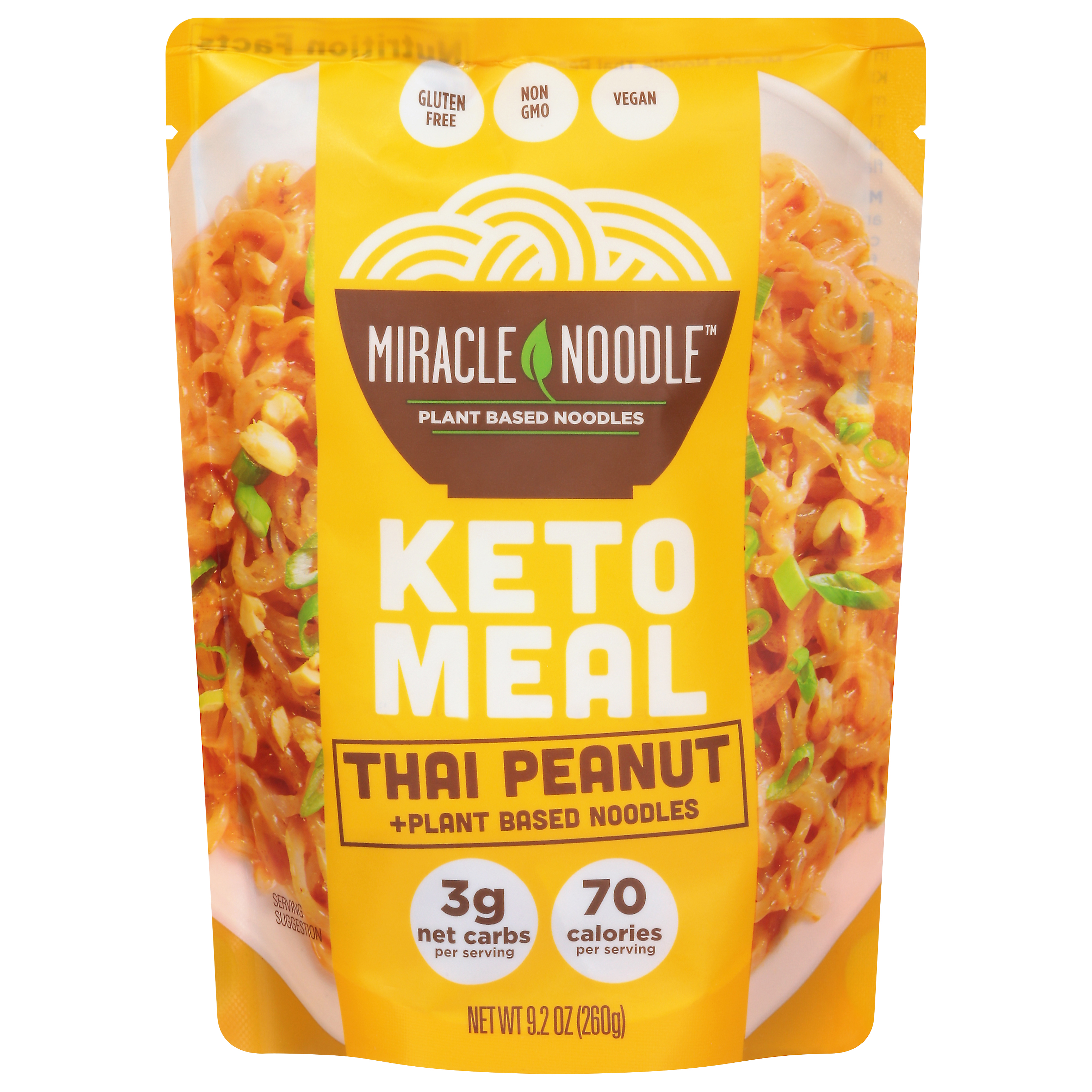Miracle Noodle Thai Peanut Keto Meal