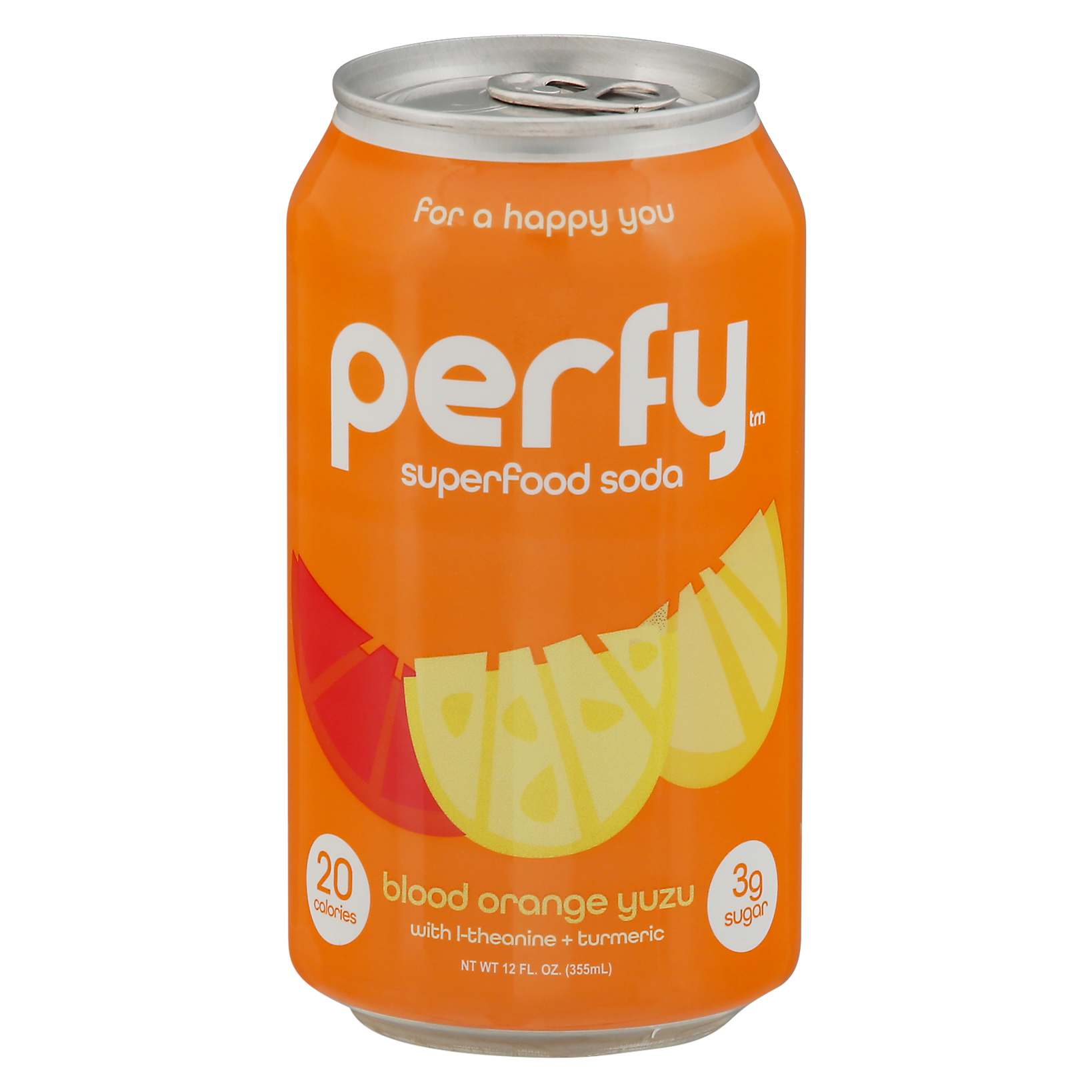 Perfy Blood Orange Yuzu Superfood Soda