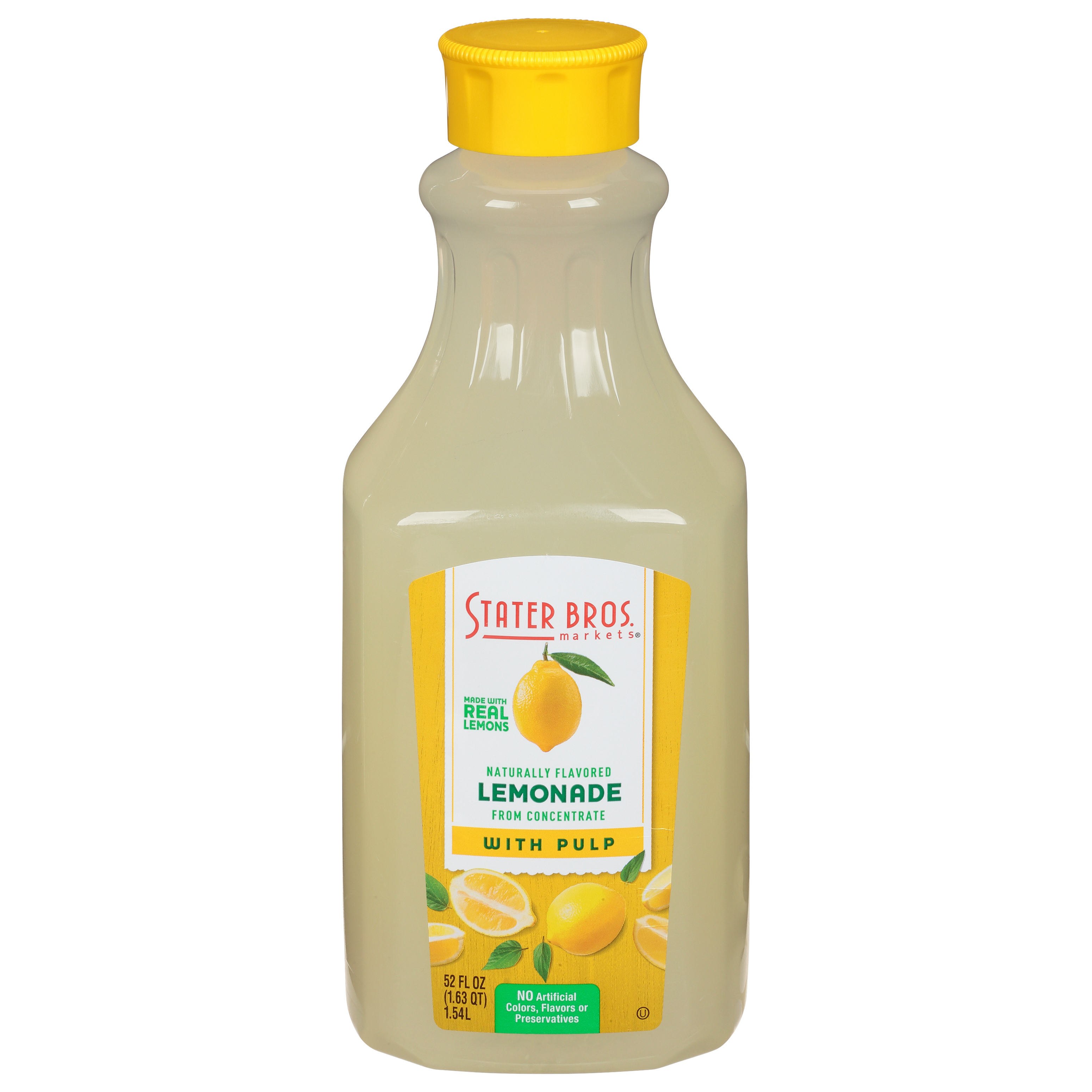 Stater Bros. Markets with Pulp Lemonade with Pulp 52 fl oz