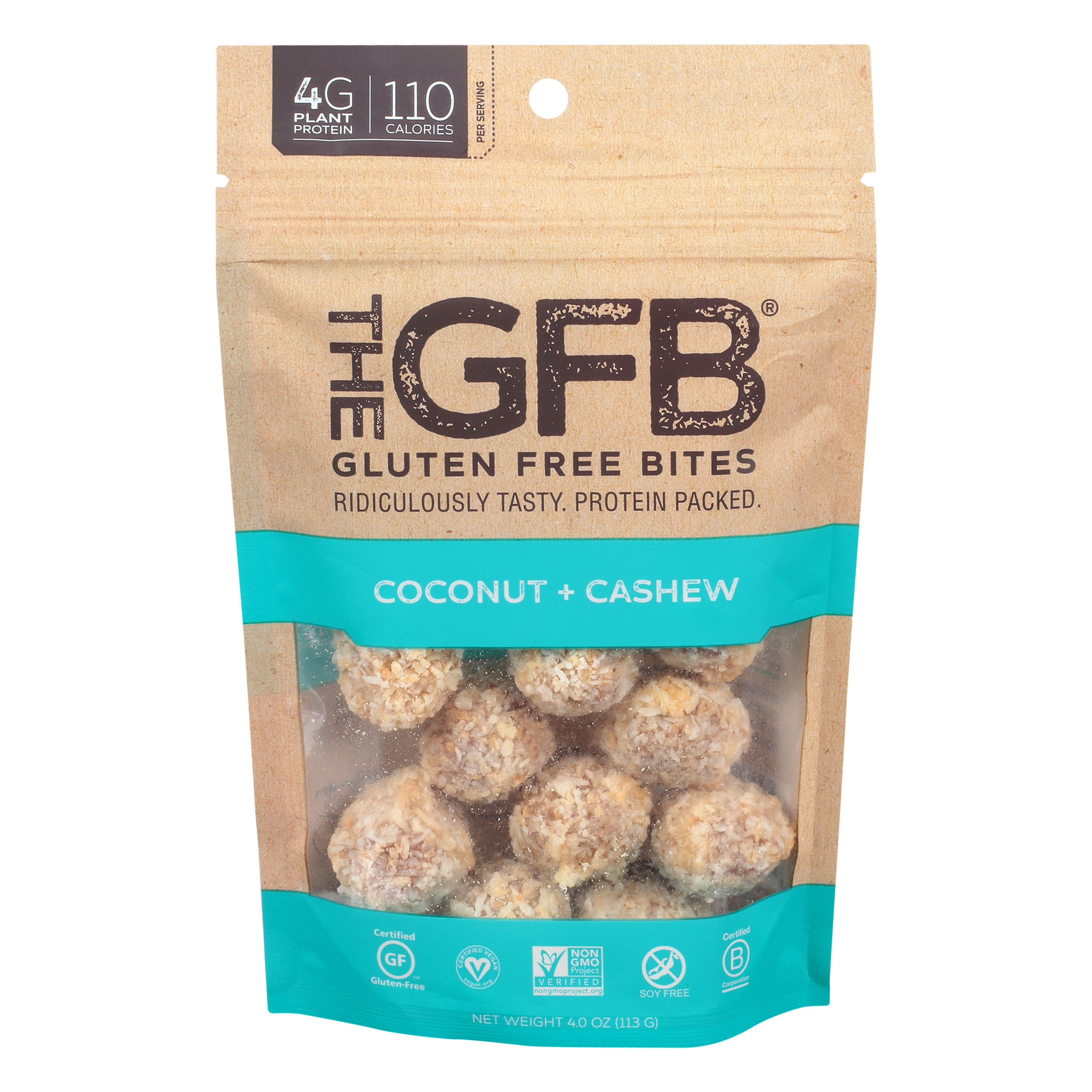 The GFB Gluten Free Coconut + Cashew Bites