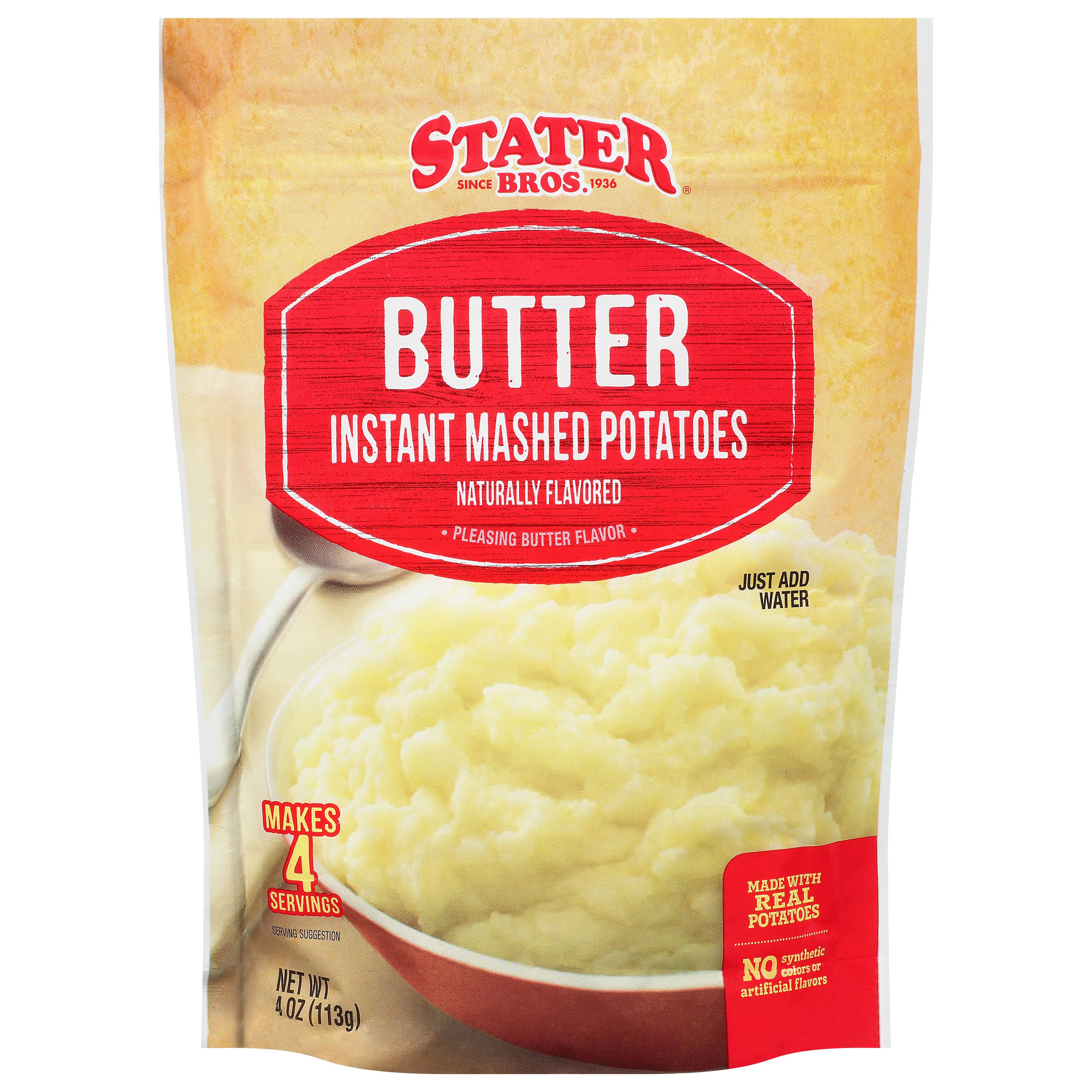 Stater Bros. Butter Instant Mashed Potatoes 4 oz
