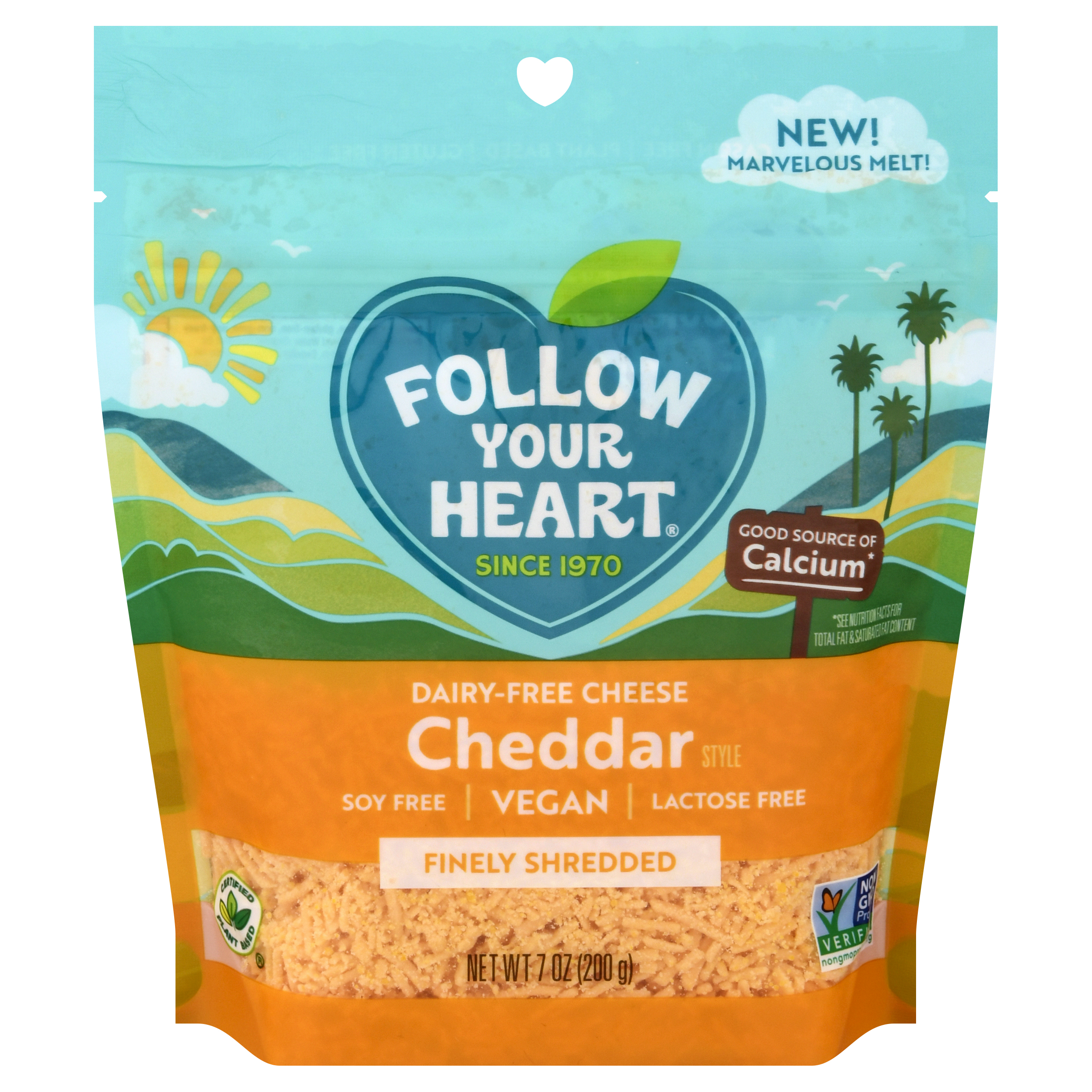 Follow Your Heart Dairy-Free Finely Cheddar Style Finely Shredded Cheese