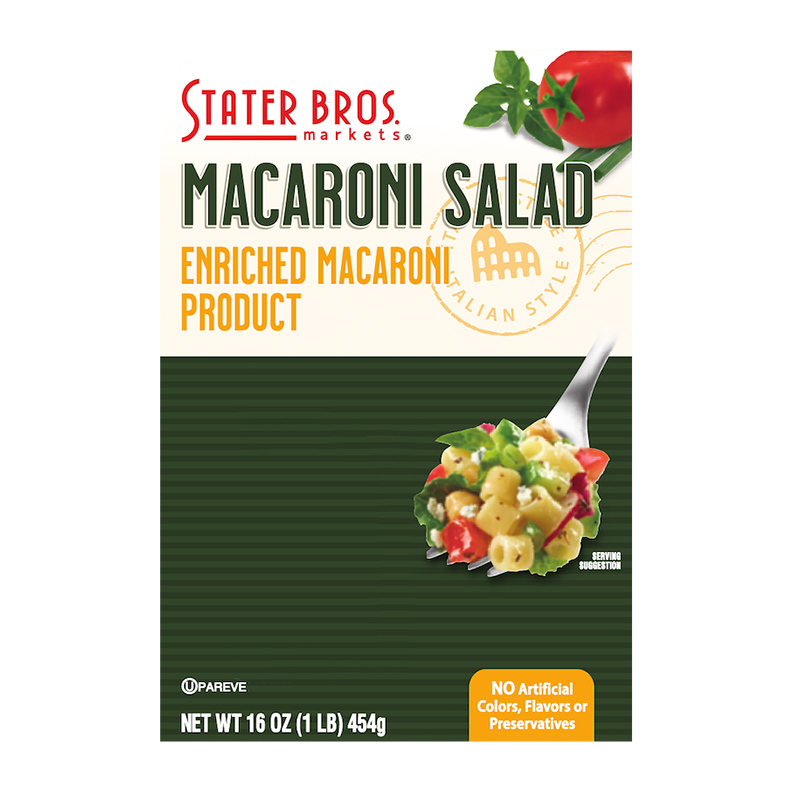 Stater Bros. Markets Italian Style Macaroni Salad 16 oz