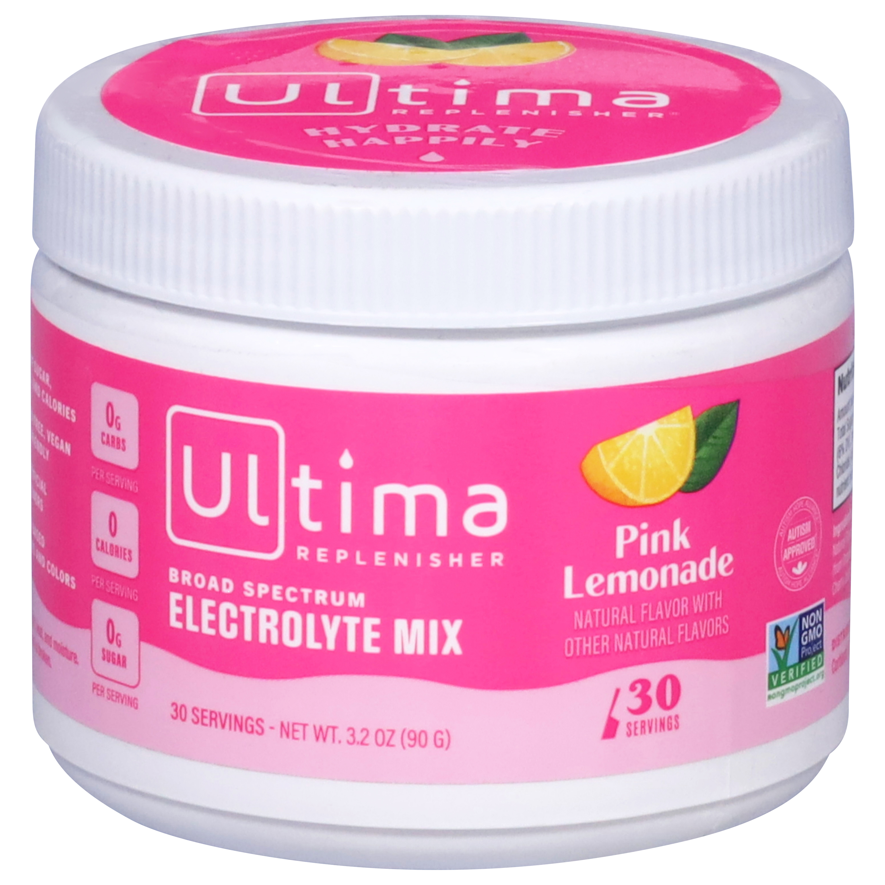 Ultima Replenisher Broad Spectrum Pink Lemonade Electrolyte Mix