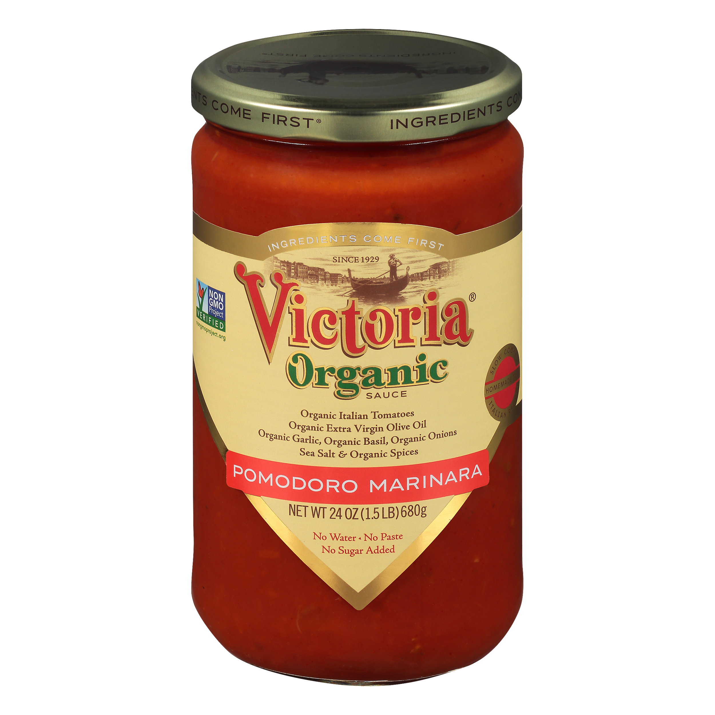 Victoria® Organic Pomodoro Marinara Sauce 24 oz. Jar
