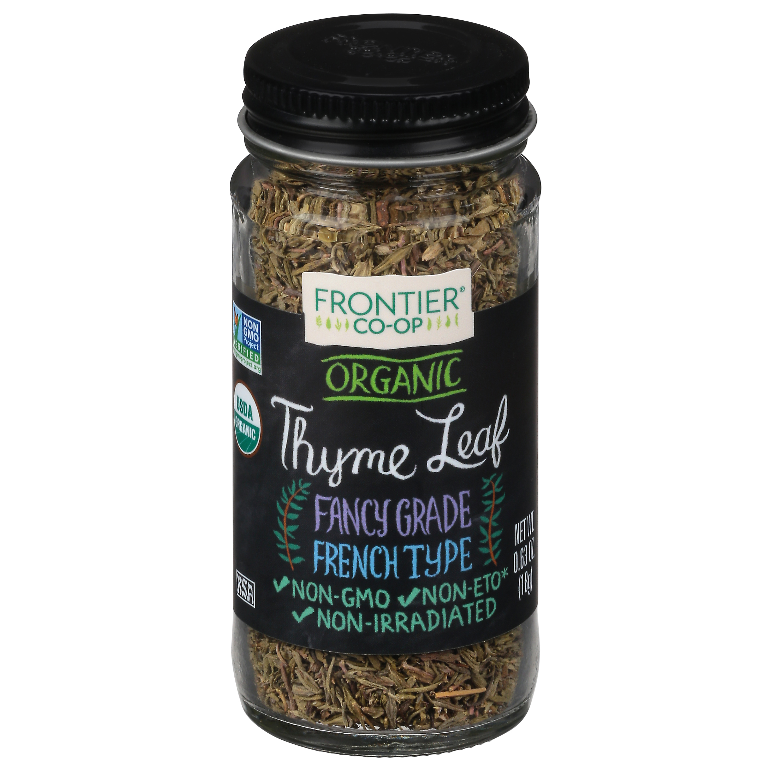 Frontier Co-op Fancy Grade French Type Organic Thyme Leaf