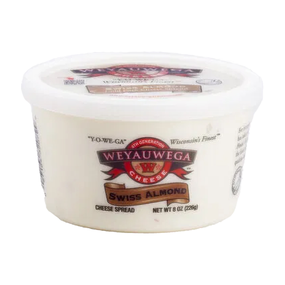 Weyauwega Cheese Spread, Swiss Almond