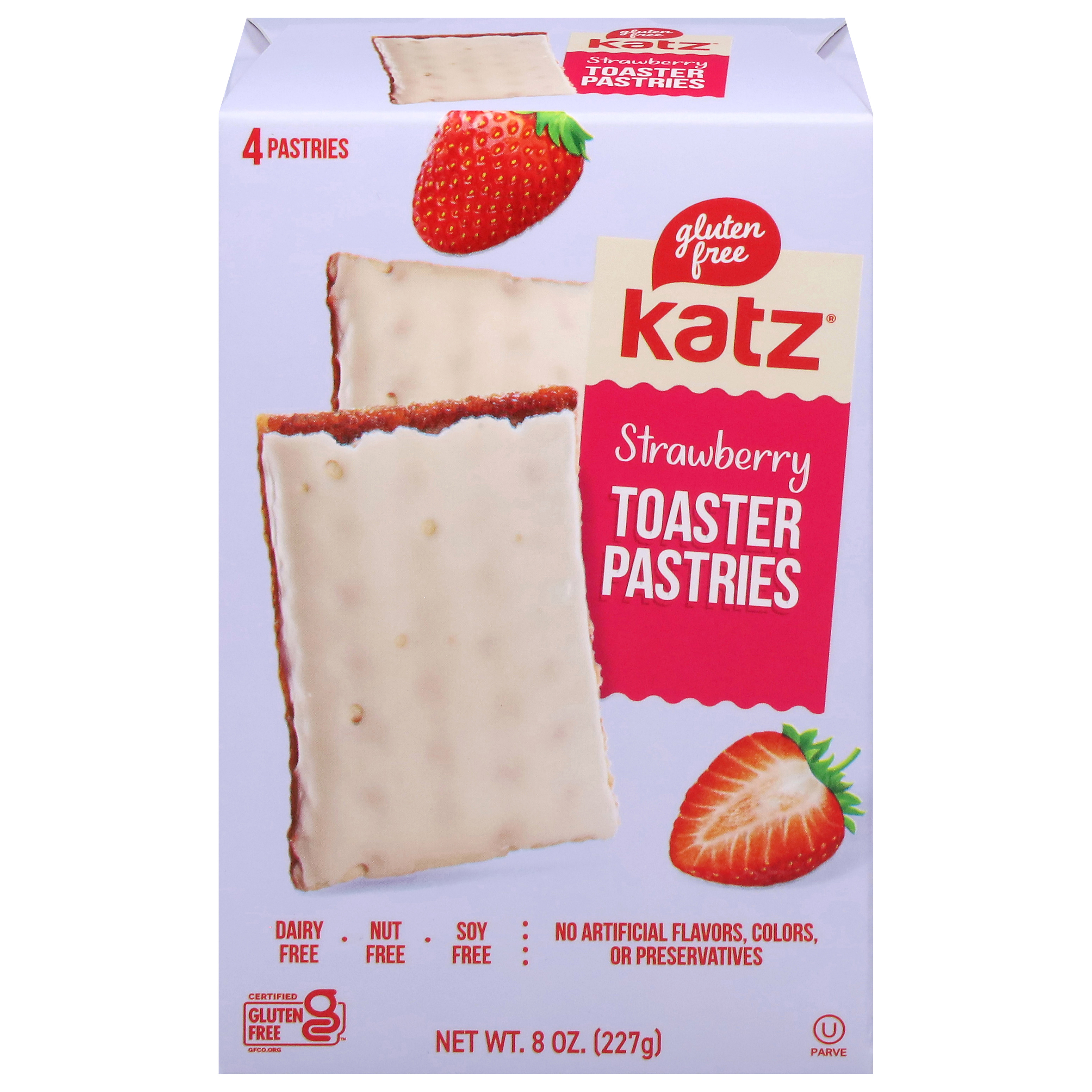 Katz Strawberry Toaster Pastries