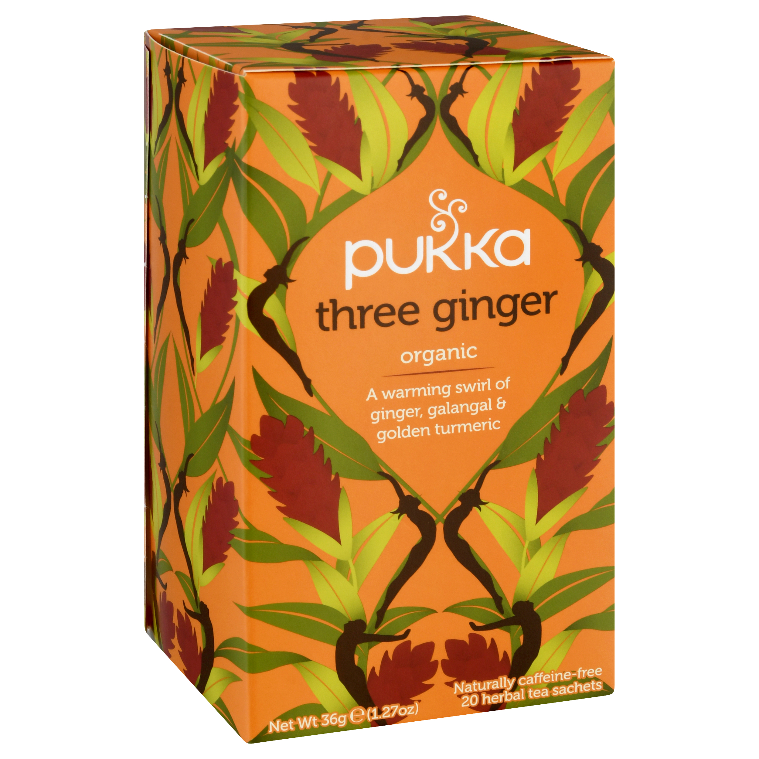 Pukka Sachets Organic Three Ginger Herbal Tea