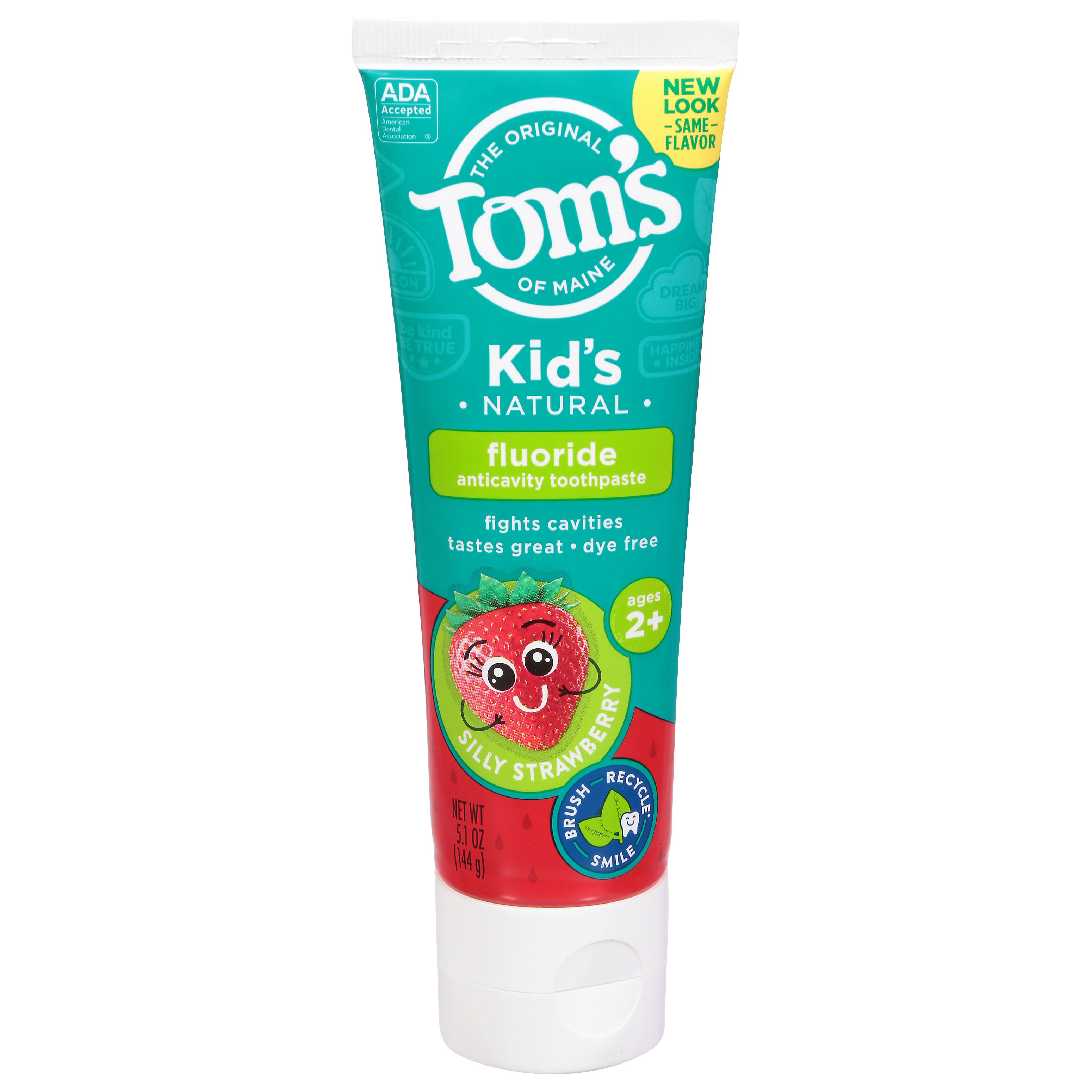 Tom's of Maine Kid's Natural Silly Strawberry Toothpaste