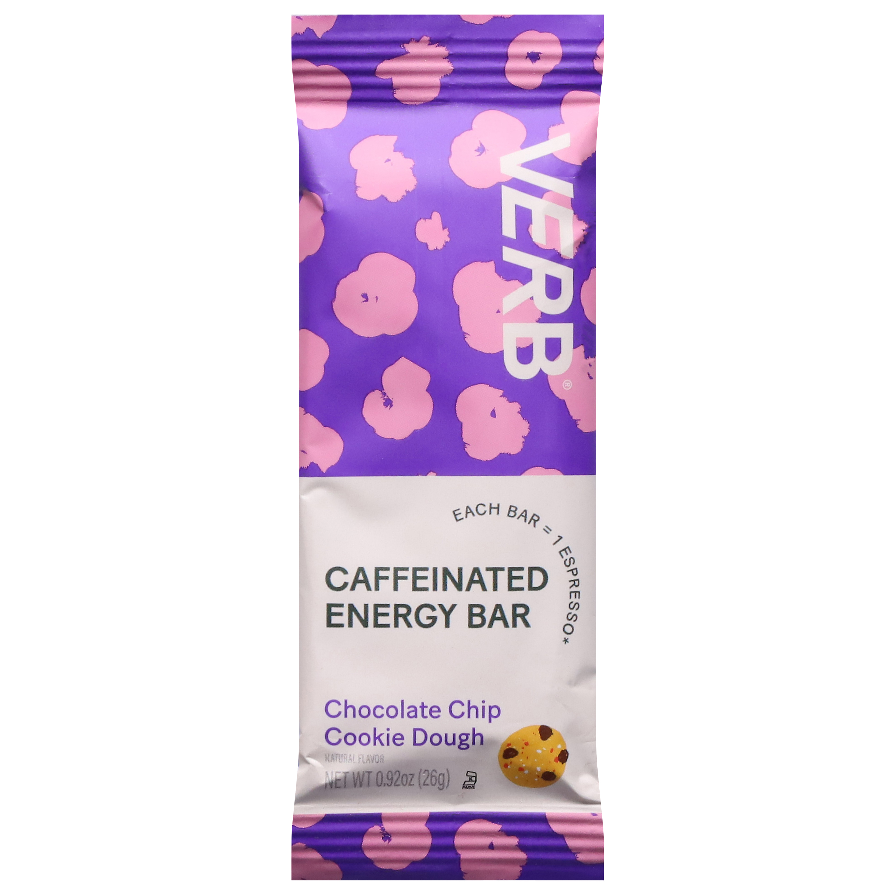 Verb Caffeinated Chocolate Chip Cookie Dough Energy Bar