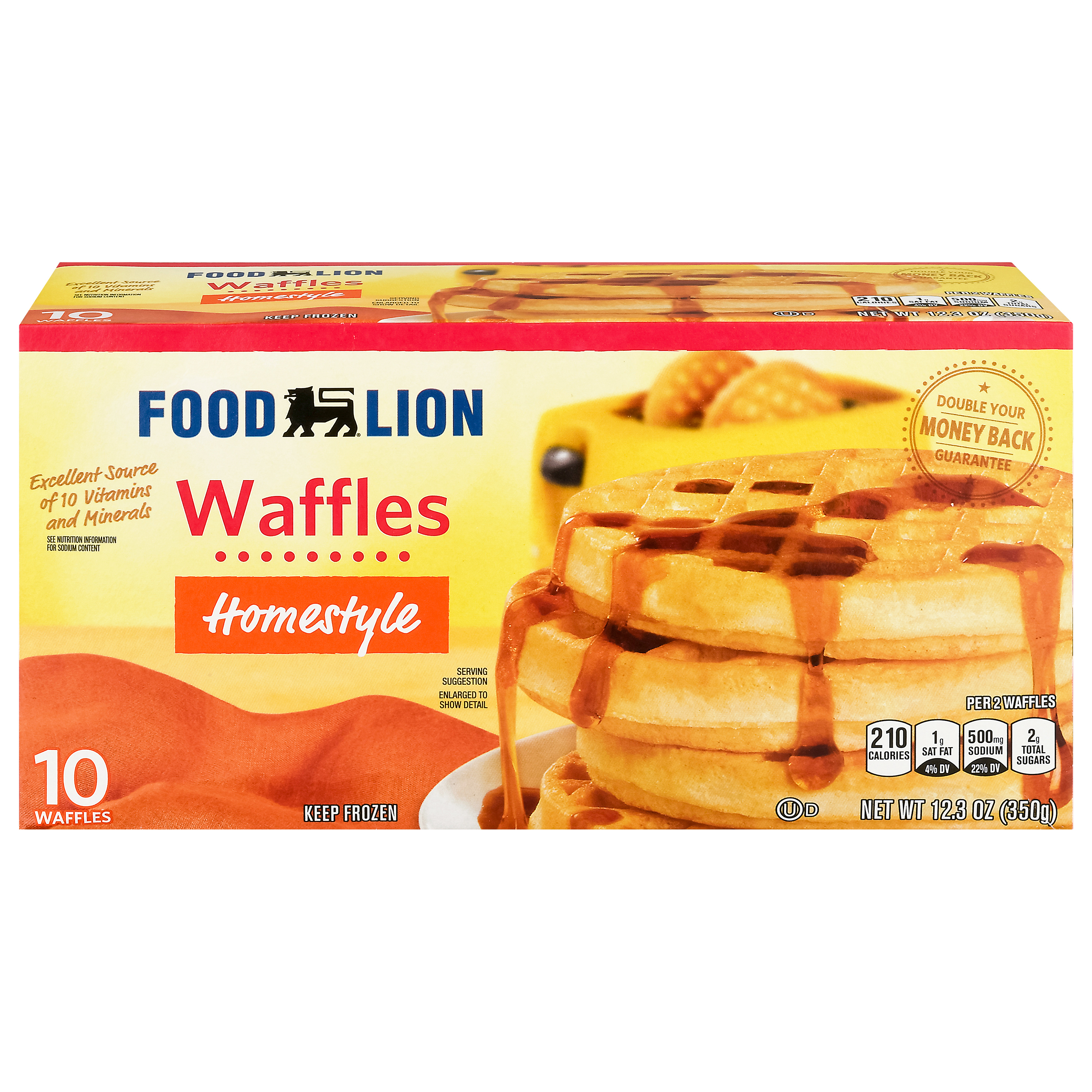 Food Lion Homestyle Waffles 10 ea