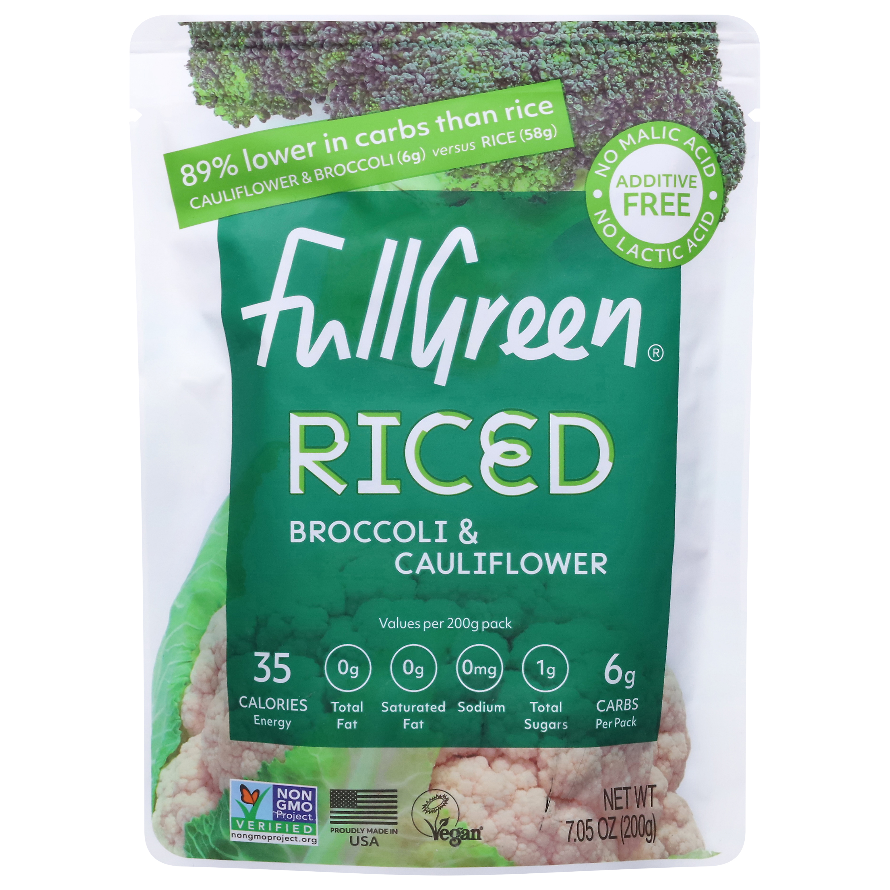 Fullgreen Riced Broccoli & Cauliflower