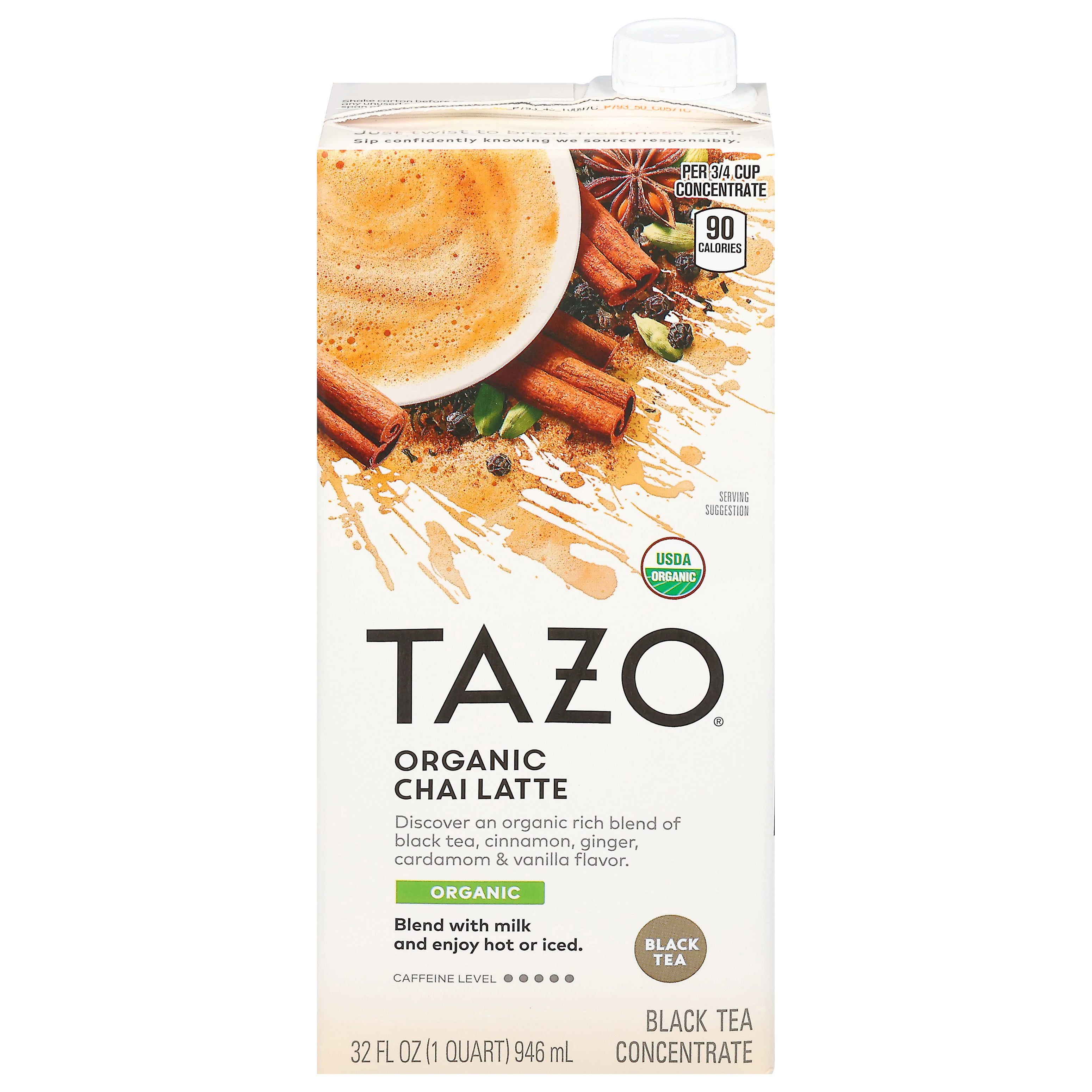 Tazo Organic Chai Latte Black Tea Concentrate