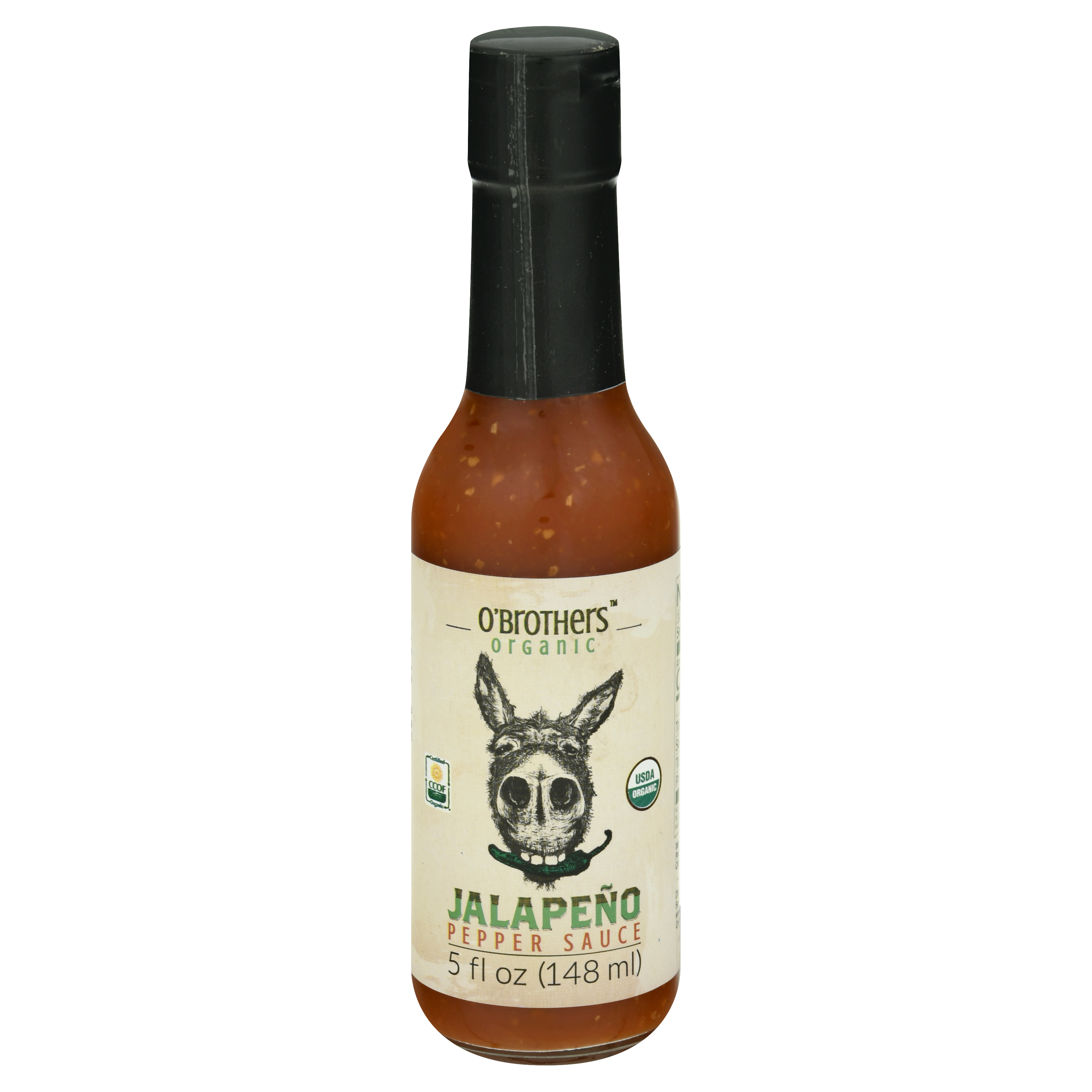 O'Brothers Organic Jalapeno Pepper Sauce