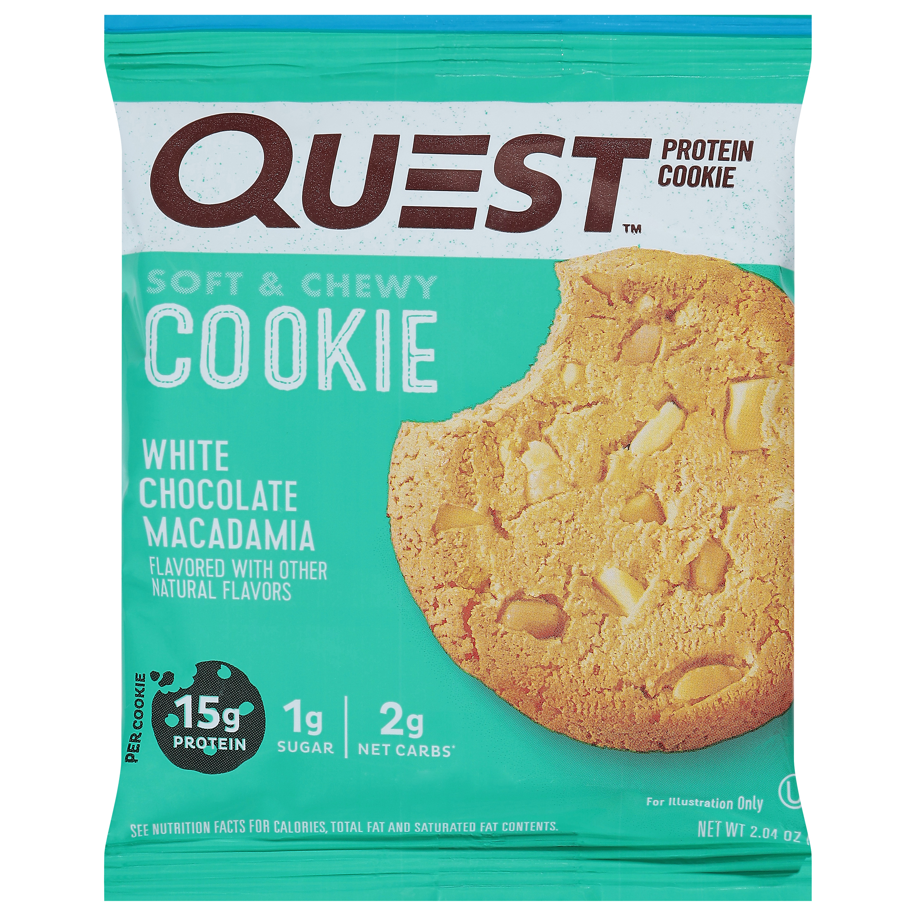 Quest Soft & Chewy White Chocolate Macadamia Protein Cookie