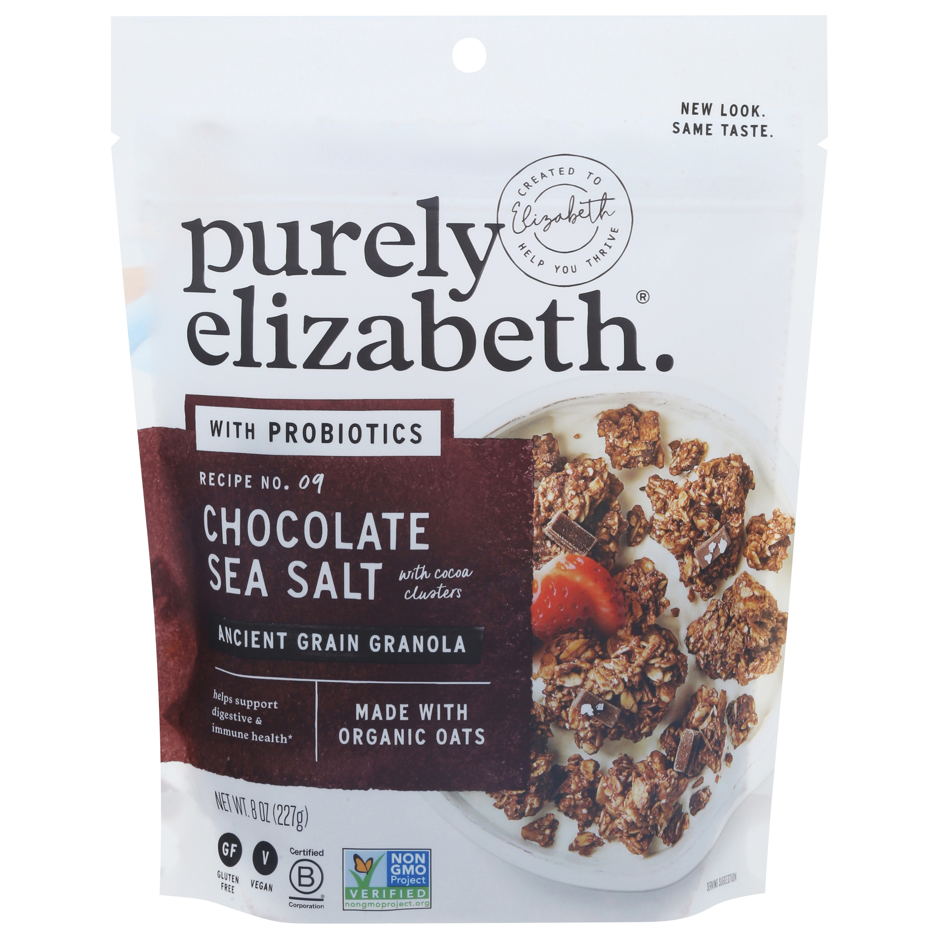 Purely Elizabeth Ancient Grain Chocolate Sea Salt Granola