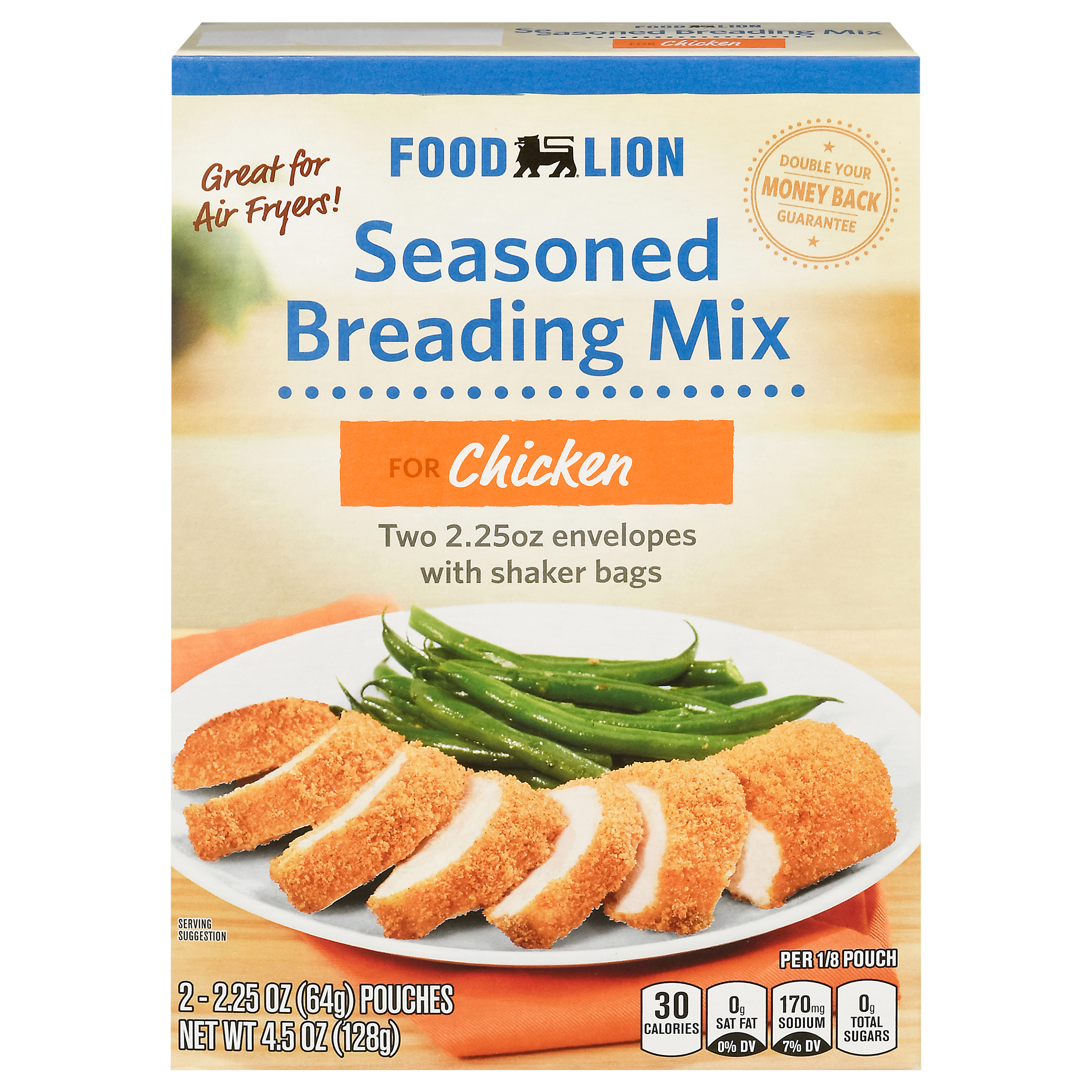 Food Lion Seasoned for Chicken Breading Mix 2 2.25 oz Pouches