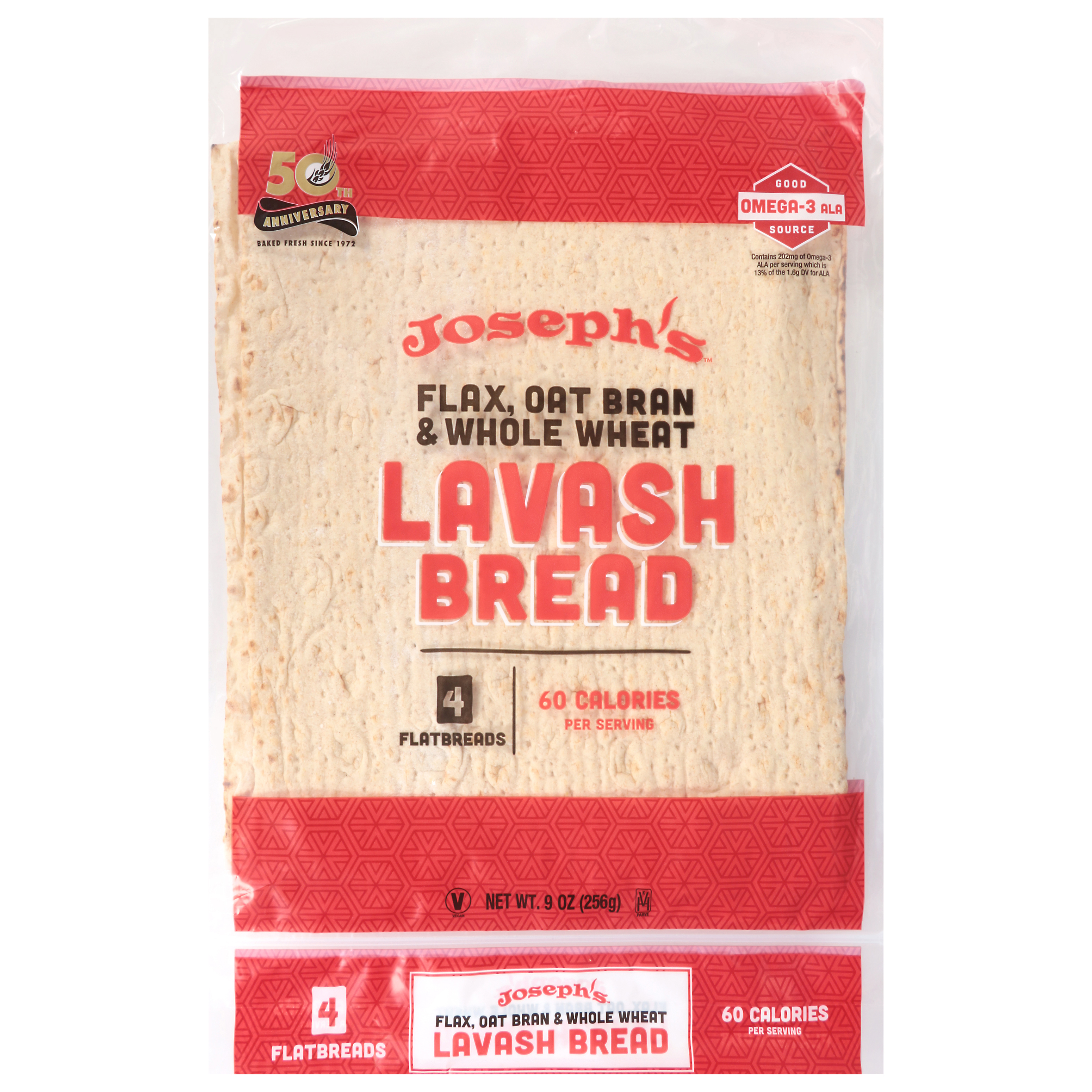 Joseph's Flax, Oat Bran & Whole Wheat Lavash Bread Flatbreads