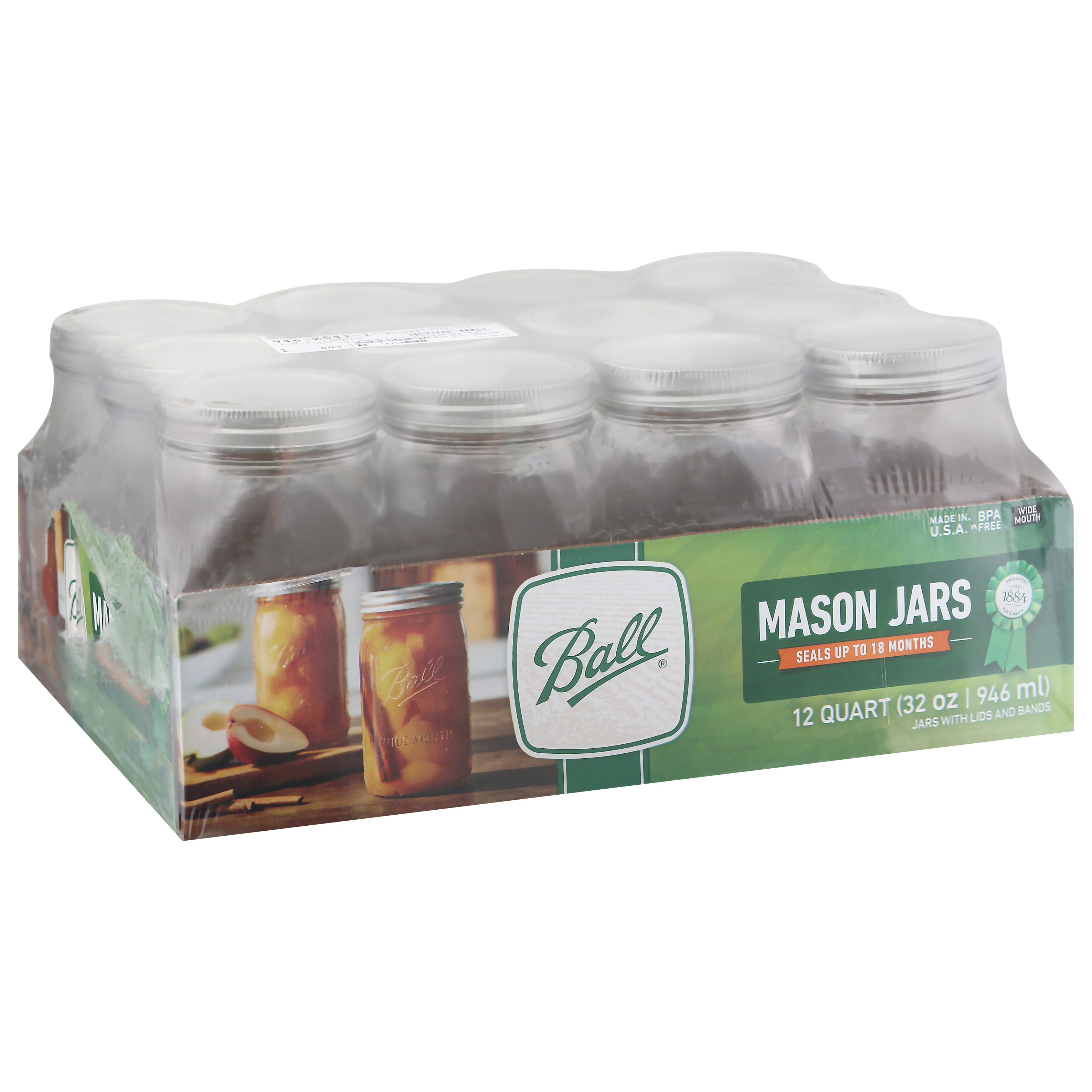 Ball 12 Quart Wide Mouth Mason Jars