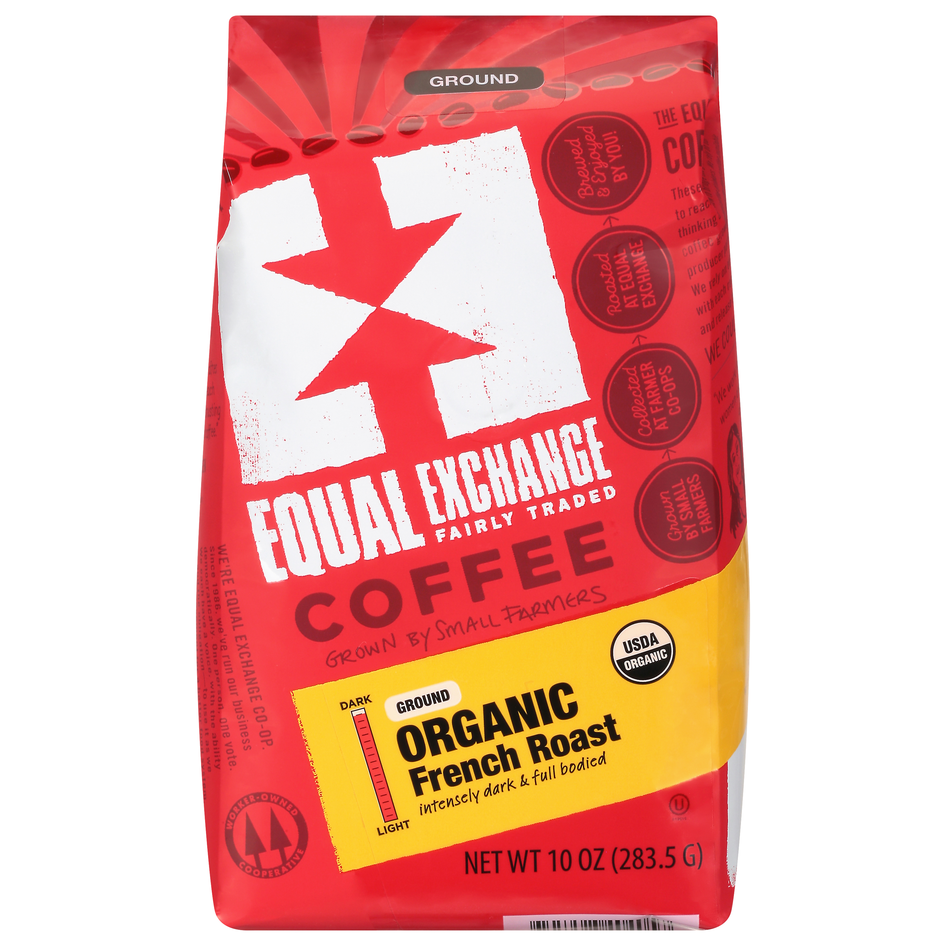 Equal Exchange Dark Ground Organic French Roast Coffee