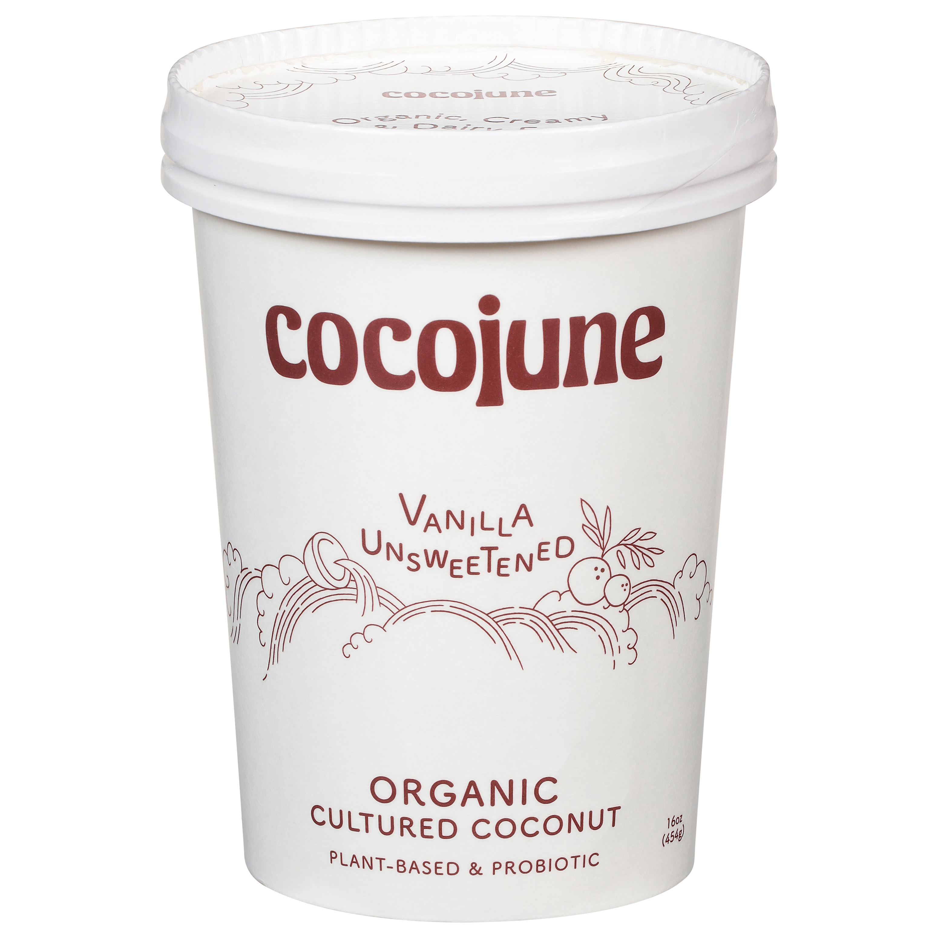 Cocojune Organic Vanilla Unsweetened Cultured Coconut