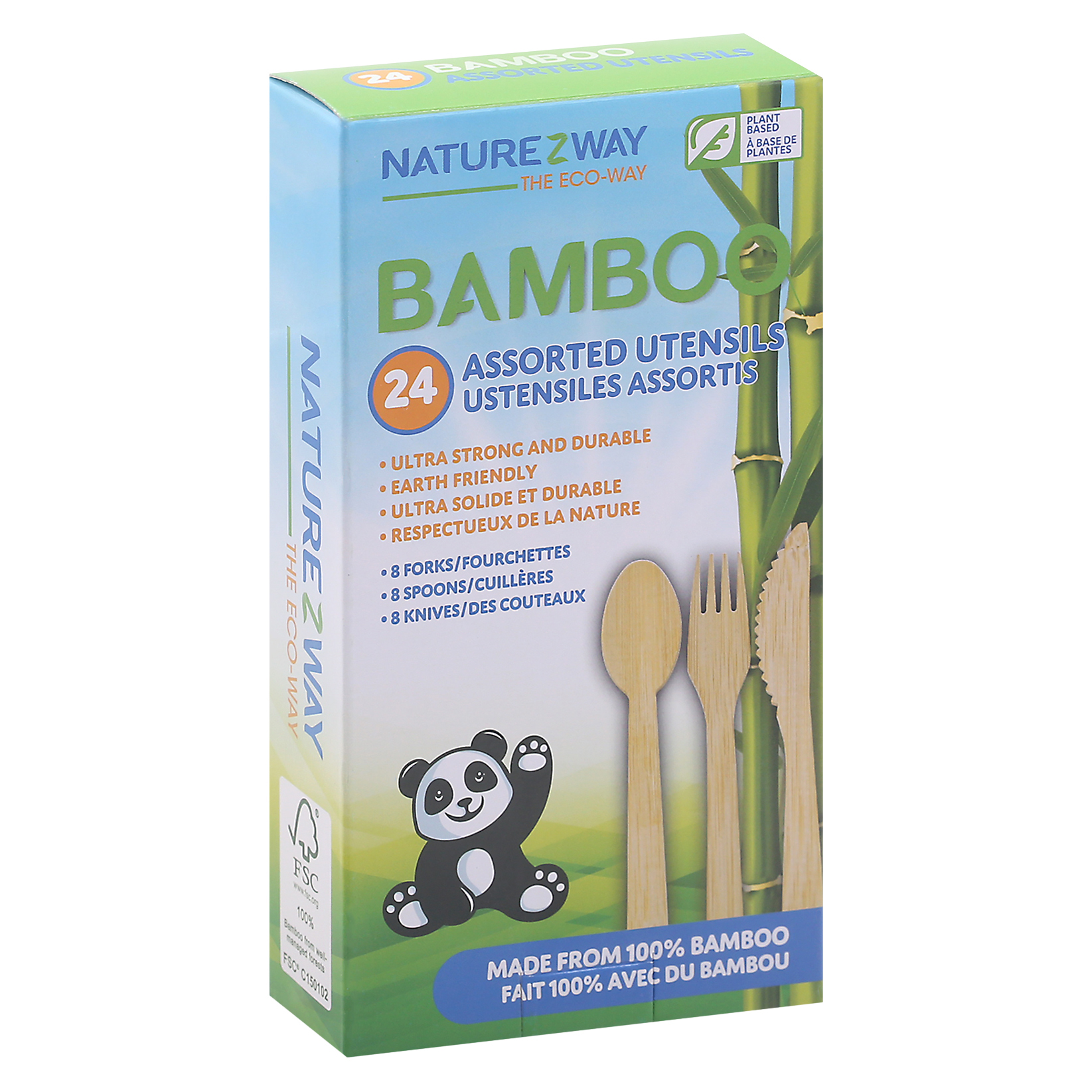 NatureZWay Assorted Utensils 24 ea Box