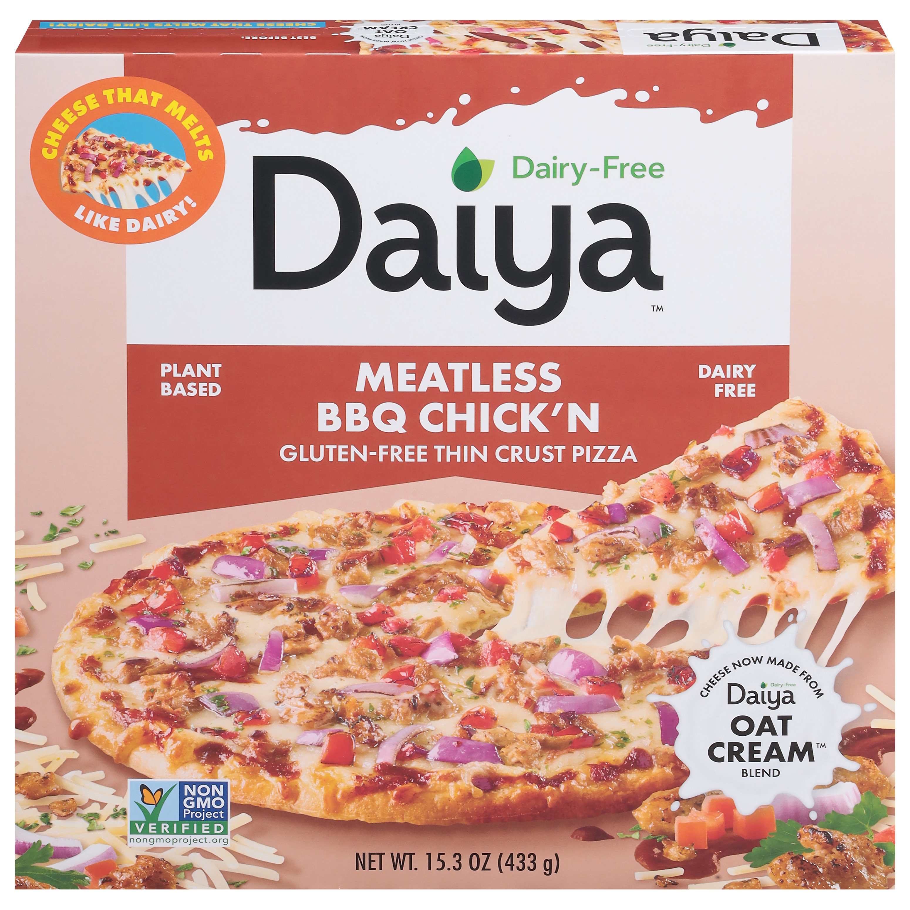 Daiya Gluten-Free Thin Crust Meatless BBQ Chick'n Pizza