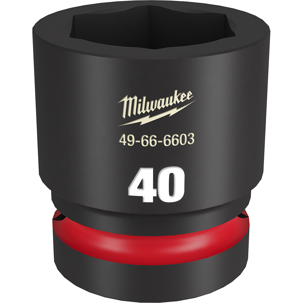 SHOCKWAVE Impact Duty 1" Drive 40MM Standard 6 Point Socket