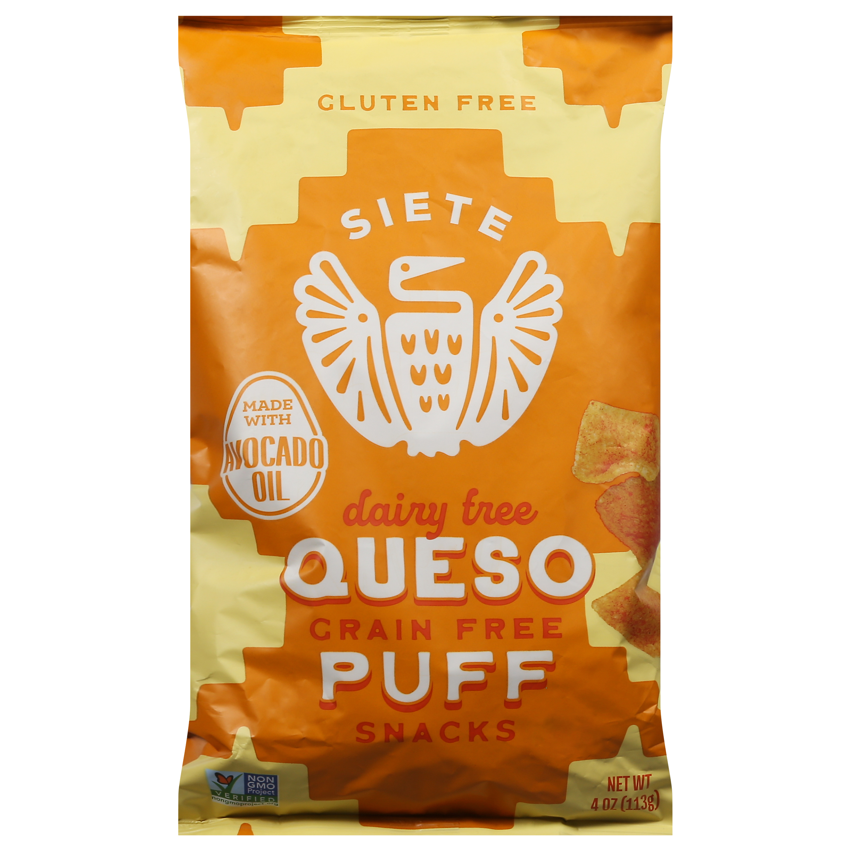 Siete Dairy Free Queso Puff Snacks