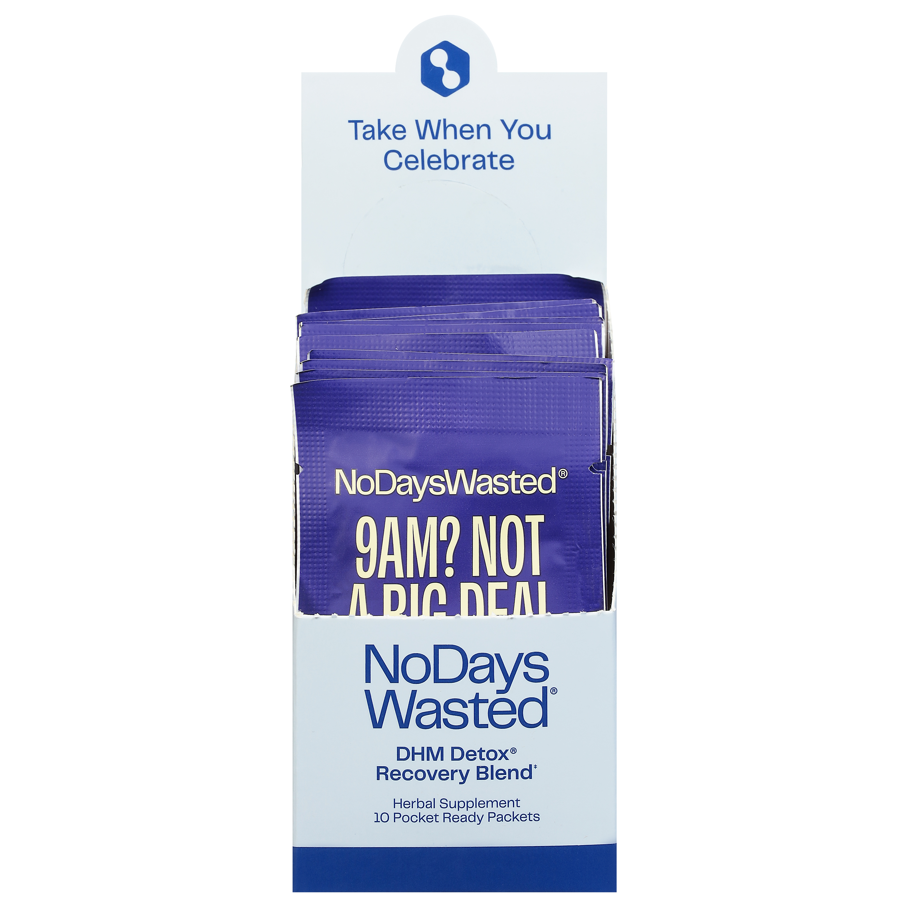 No Days Wasted Pocket Ready Packets DHM Detox Recovery Blend Packet