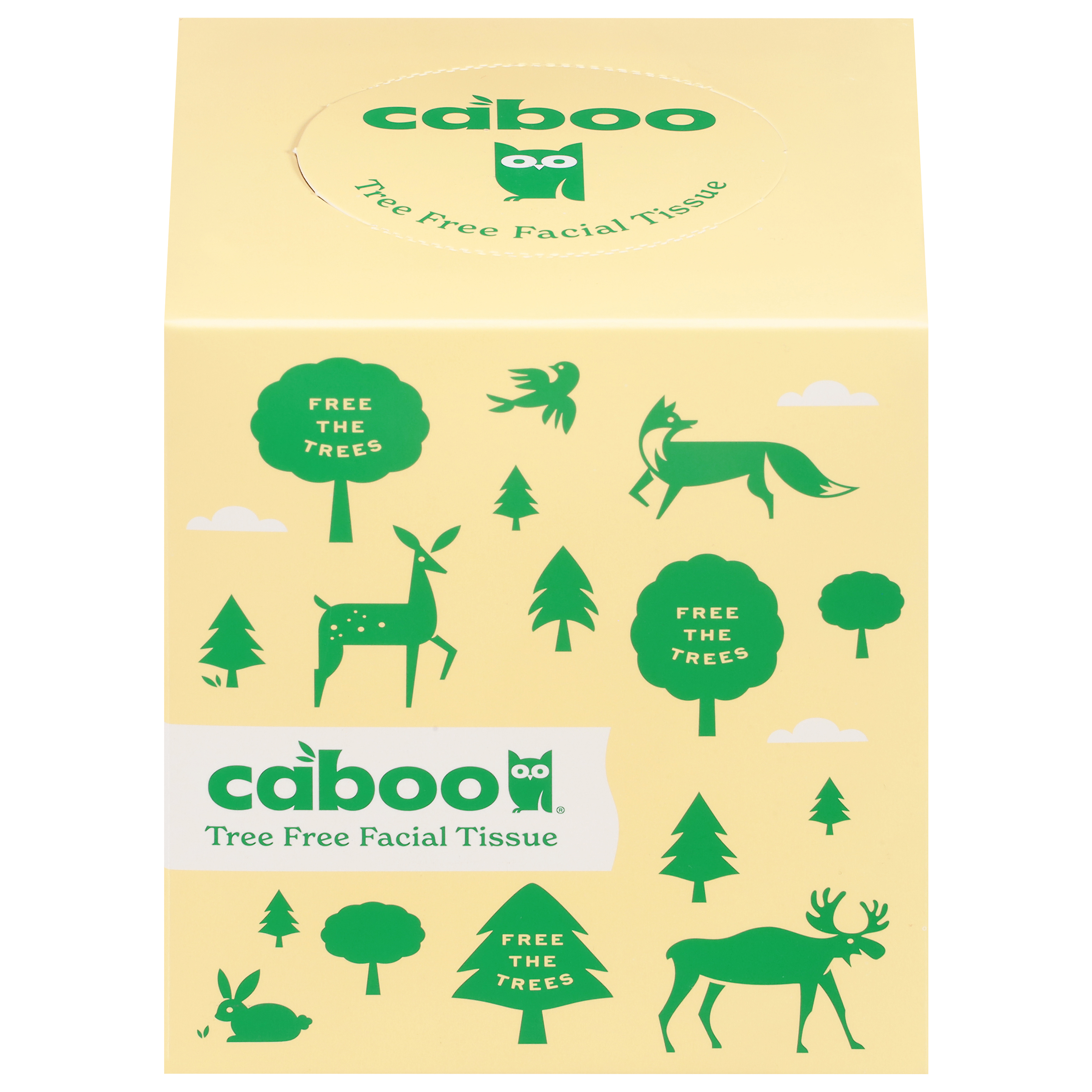 Caboo Tree Free 3-Ply Facial Tissues