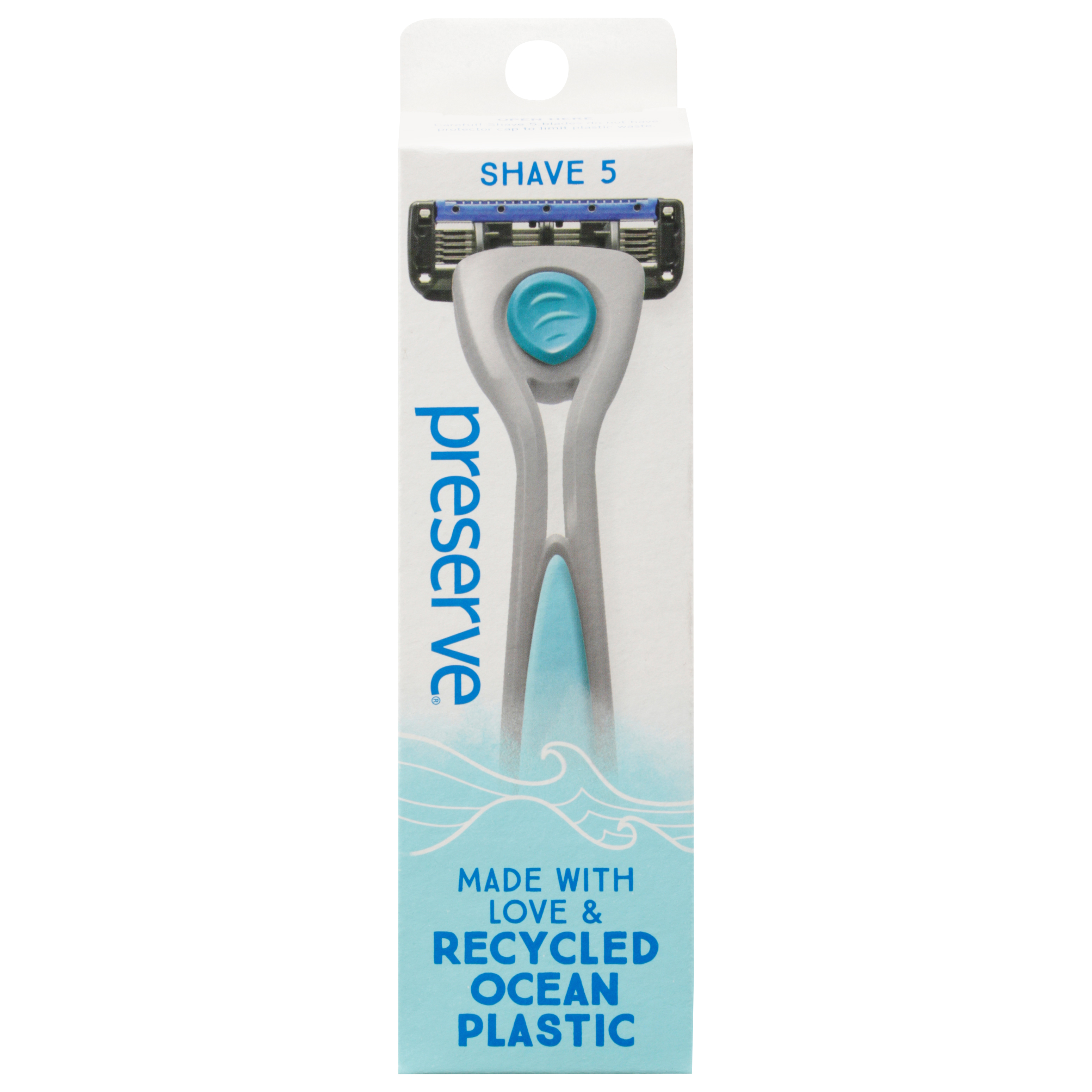 Preserve Charcoal Grey Shave 5 Razor System