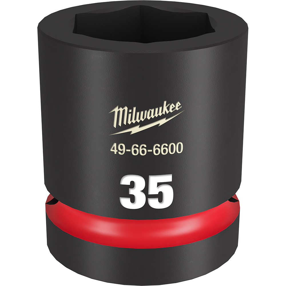 SHOCKWAVE Impact Duty 1" Drive 35MM Standard 6 Point Socket
