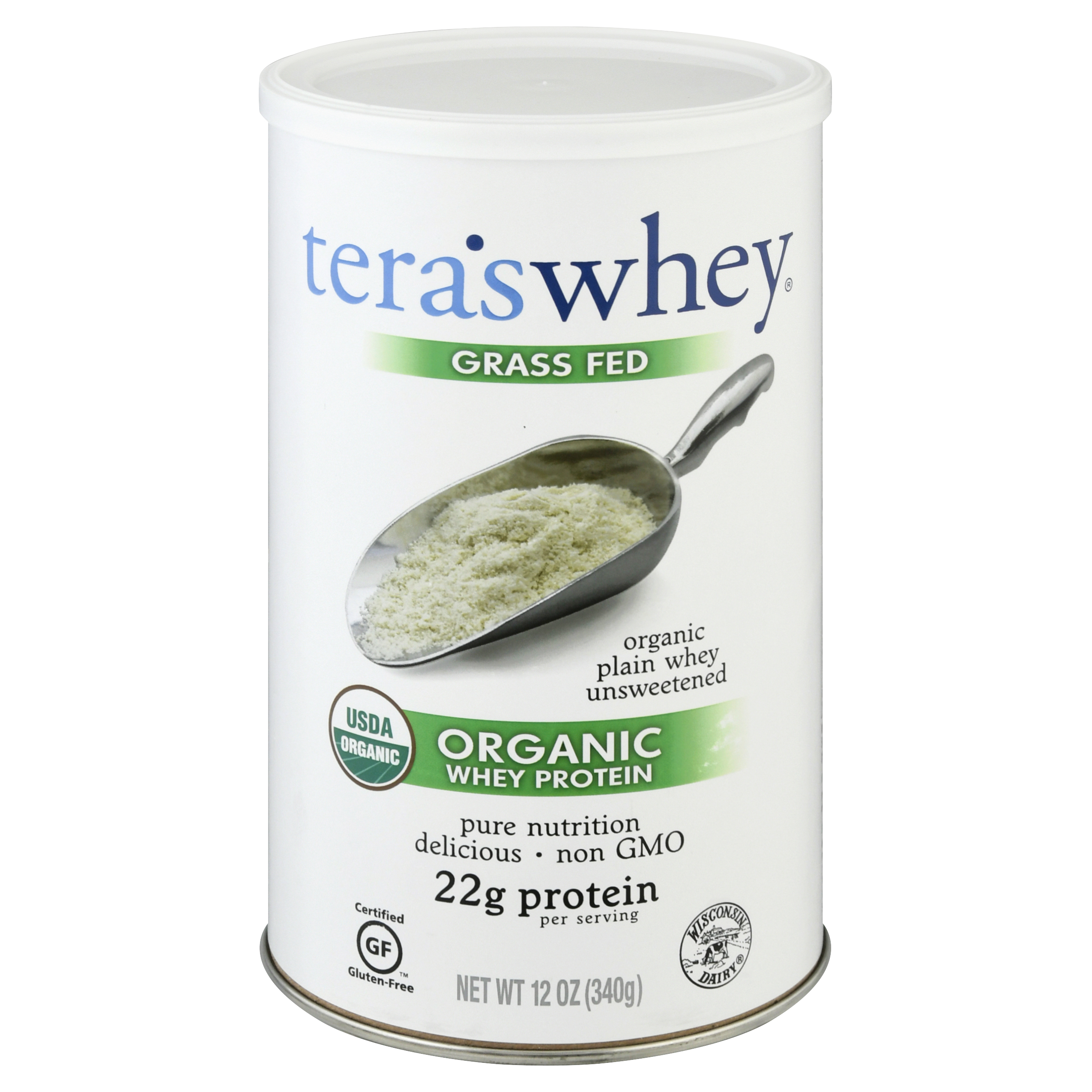 Tera's Whey Organic Grass Fed Plain Unsweetened Whey Protein
