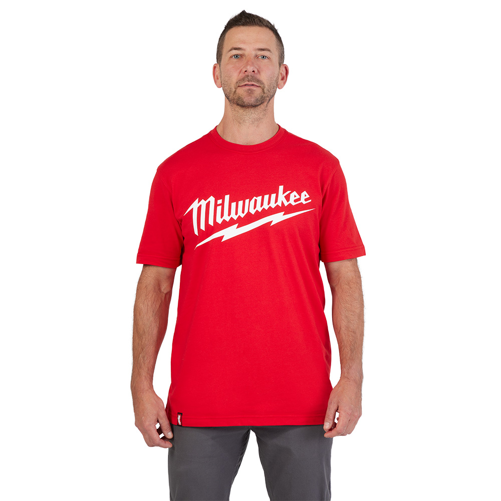 Heavy Duty T-Shirt - Short Sleeve Logo Red 2X