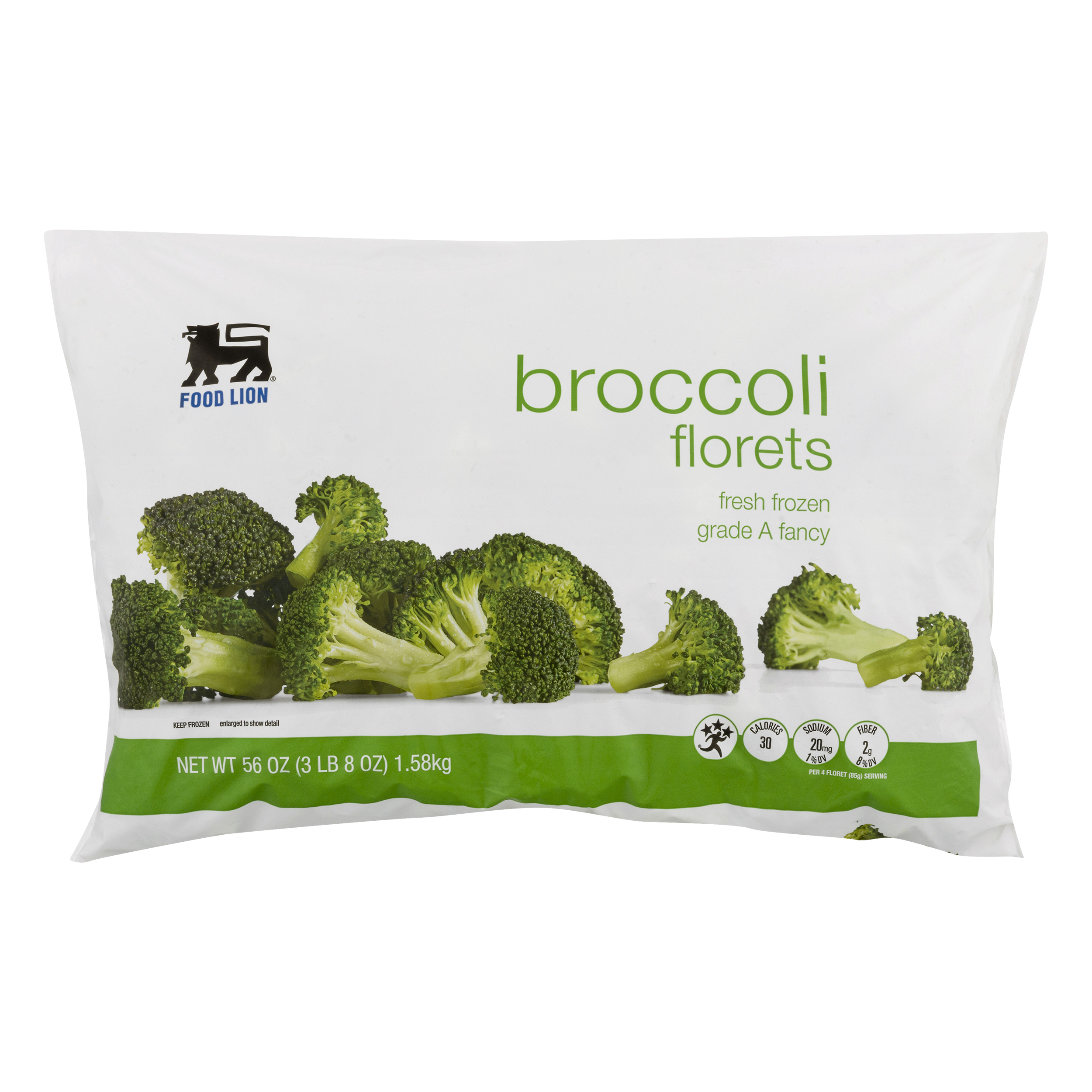 Food Lion Broccoli Florets, Bag