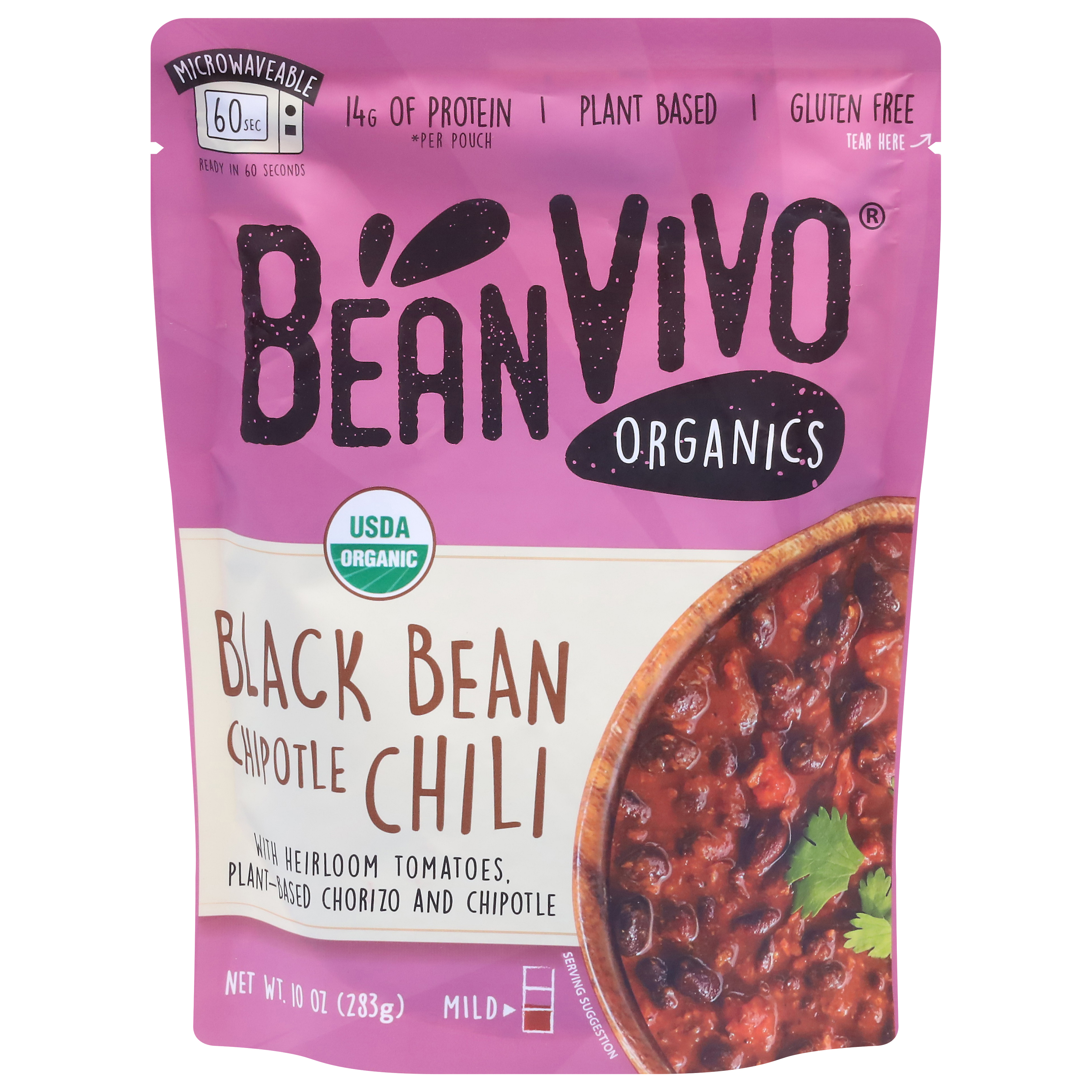 BeanVivo Organics Mild Chipotle Chili Black Bean