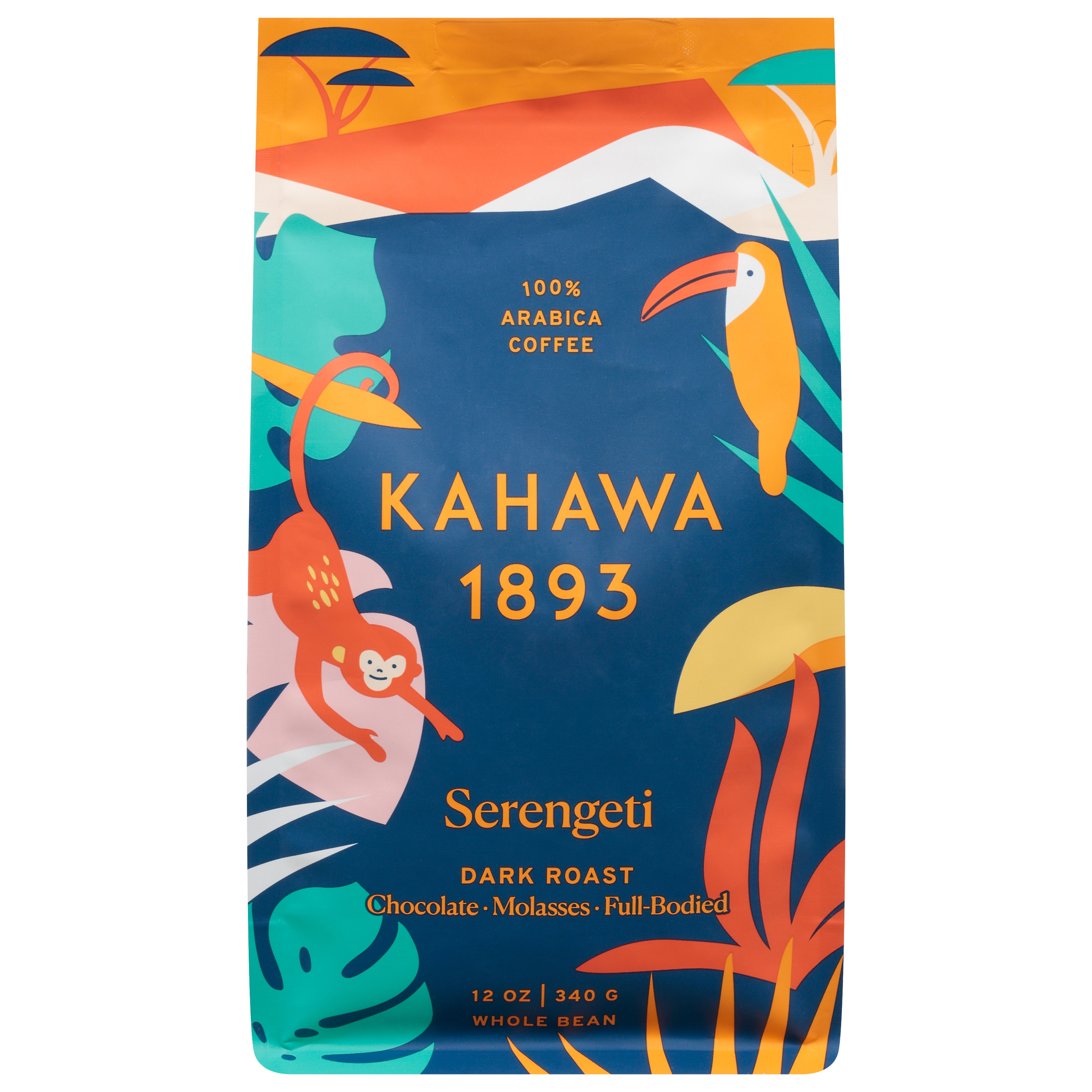 Kahawa 1893 Dark Roast Whole Bean Serengeti Coffee