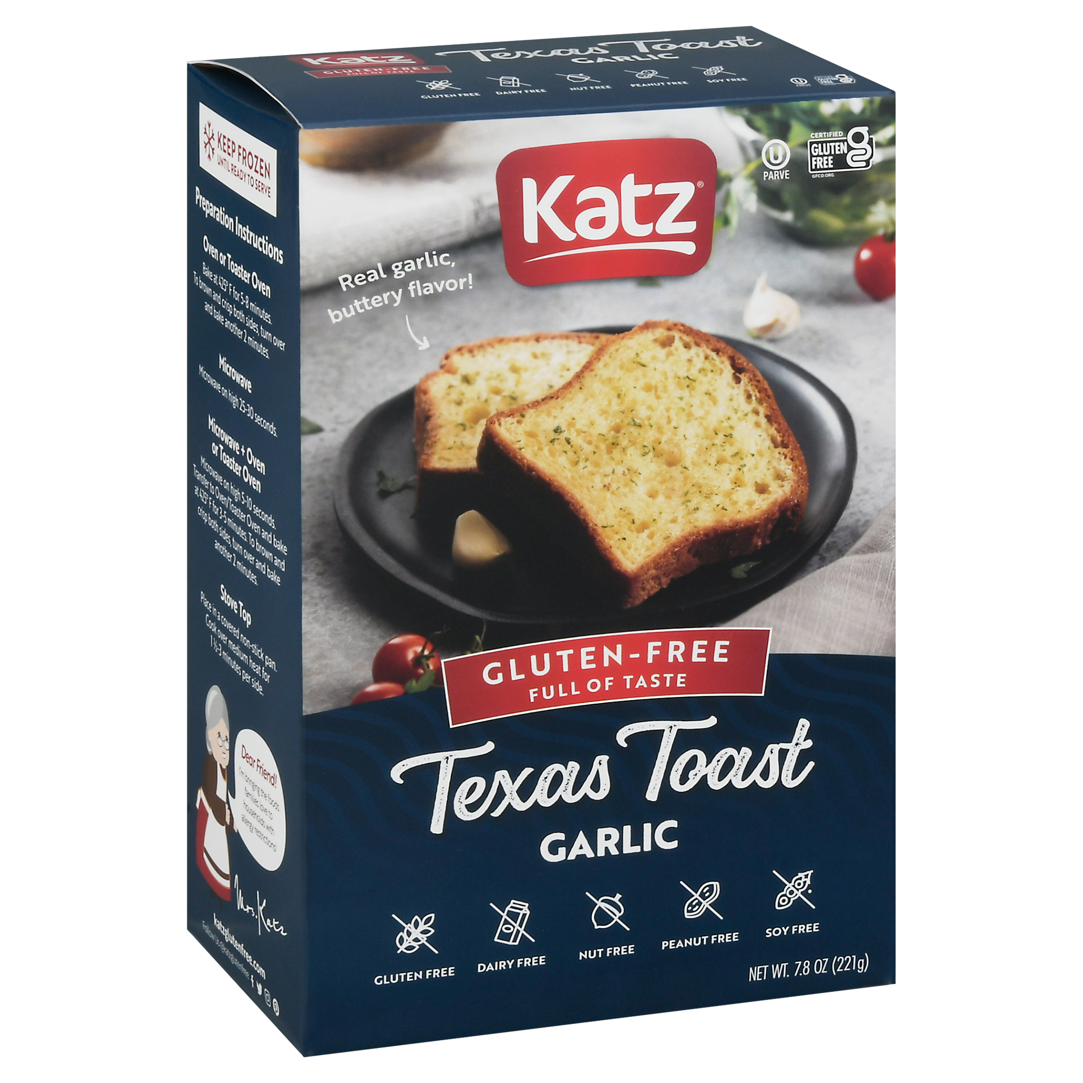 Katz Gluten-Free Garlic Texas Toast