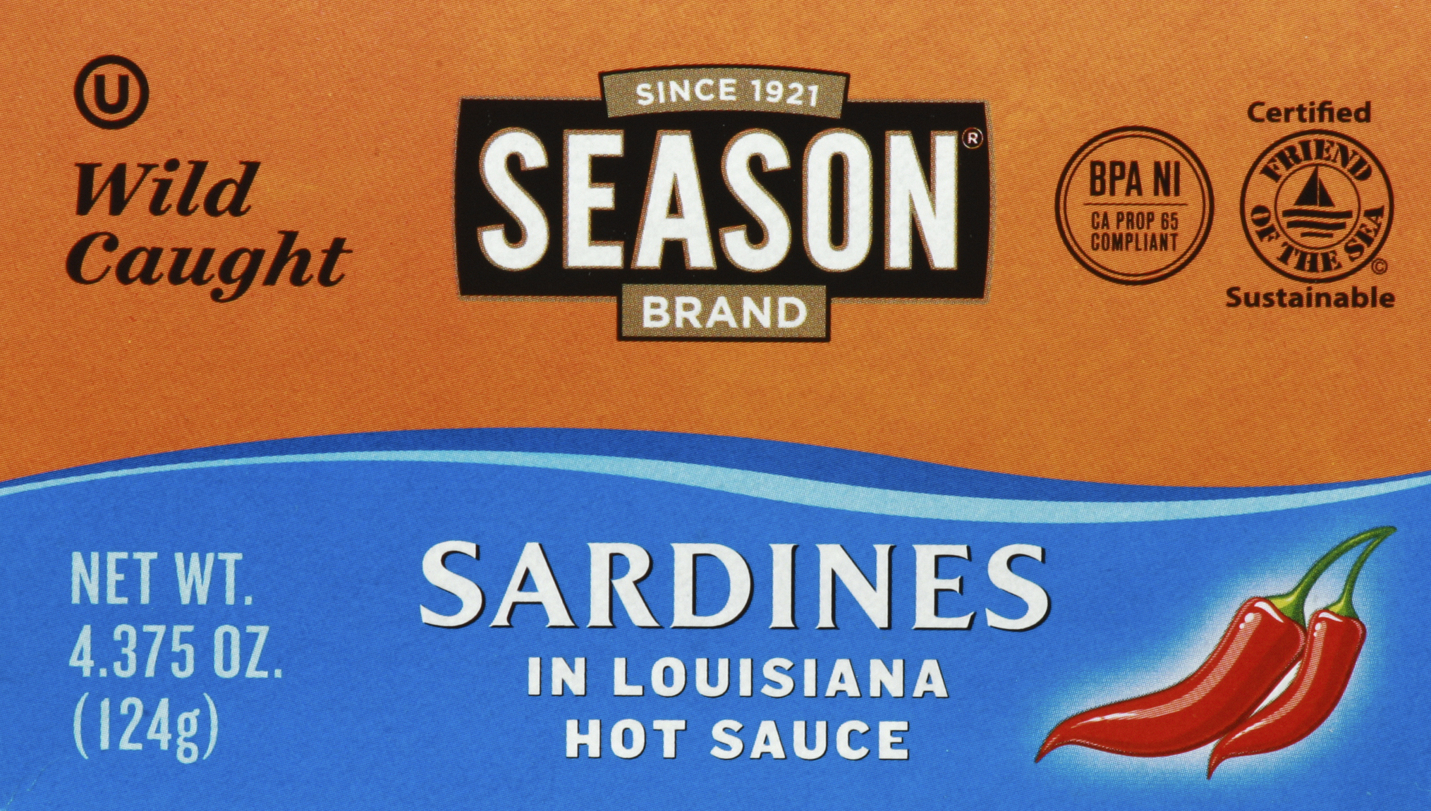 Chicken of the Sea Sardines in Hot Sauce Case