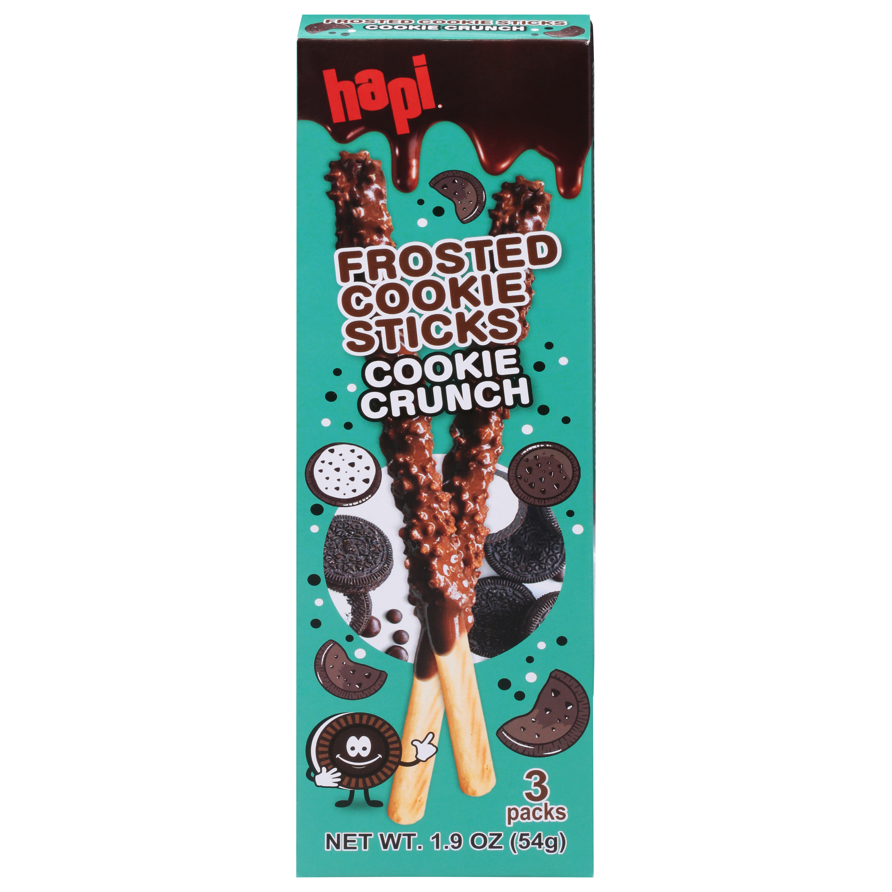 Hapi Frosted Cookie Crunch Cookie Sticks